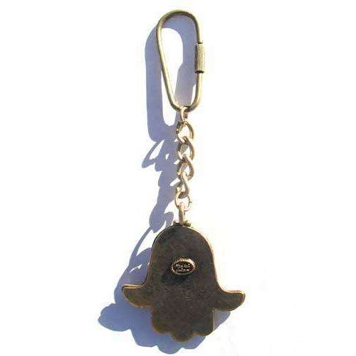 Michal Golan Multi Semi- Precious Stone Hamsa Keychain、mySite、topwebapps