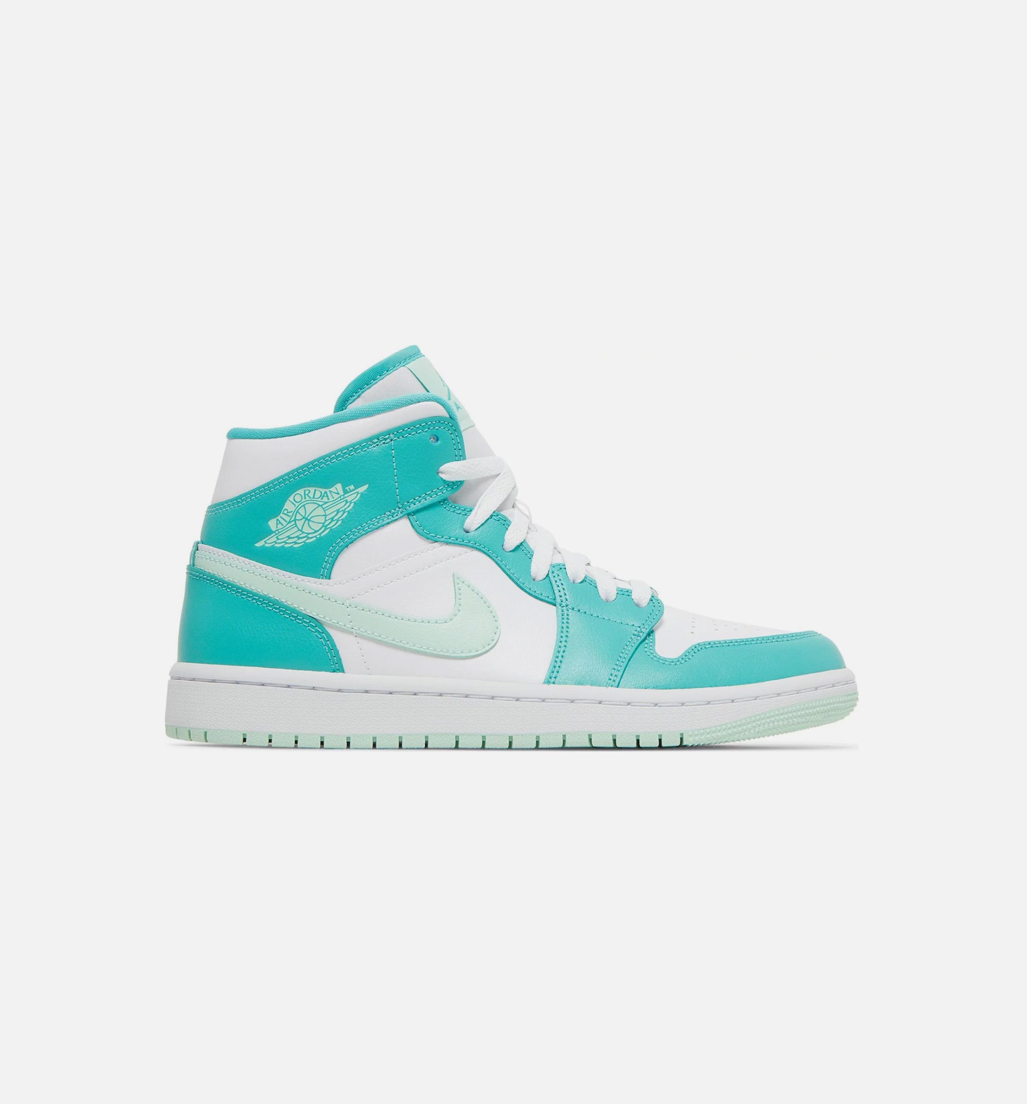 Air Jordan 1 Mid Washed Teal Womens Lifestyle Shoe - Teal/White、mySite、dreamappss