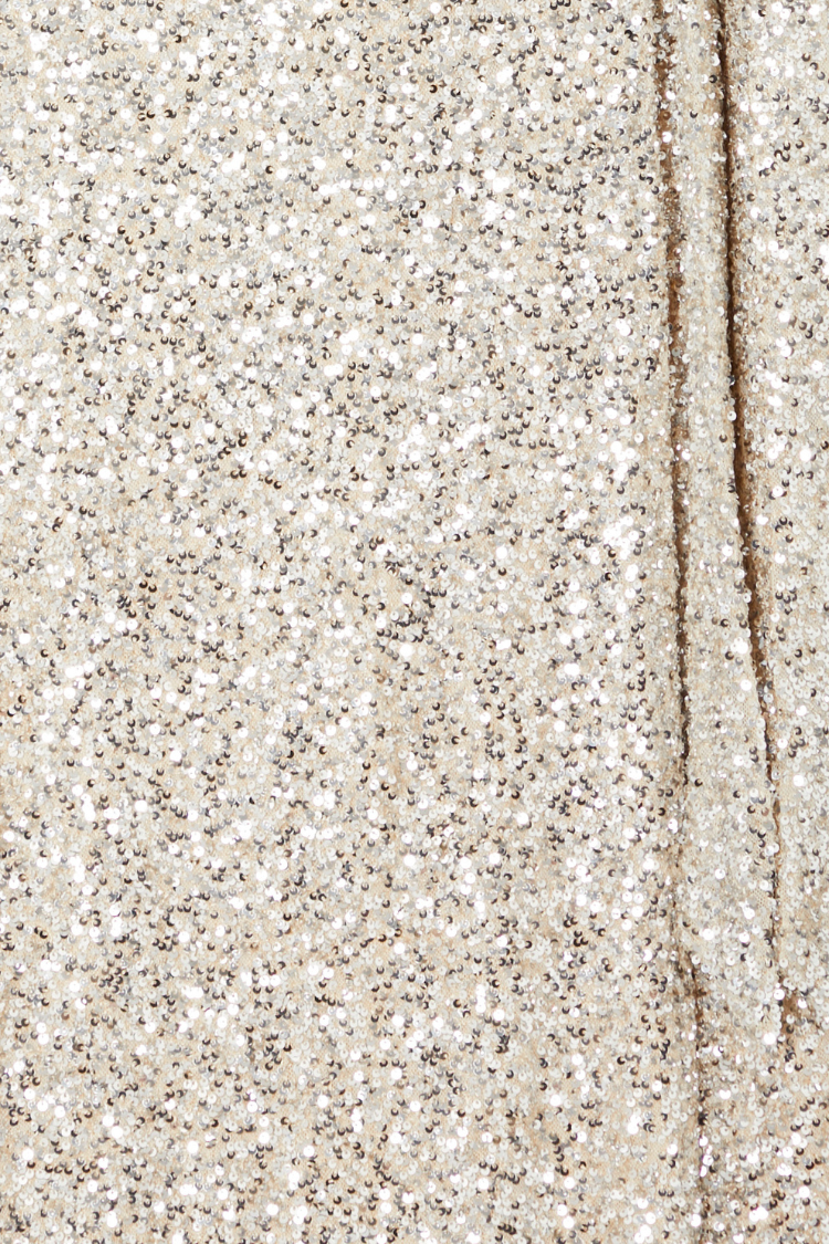 Silver Sequin Kira Wrap Dress Petite、mySite、solidvoid