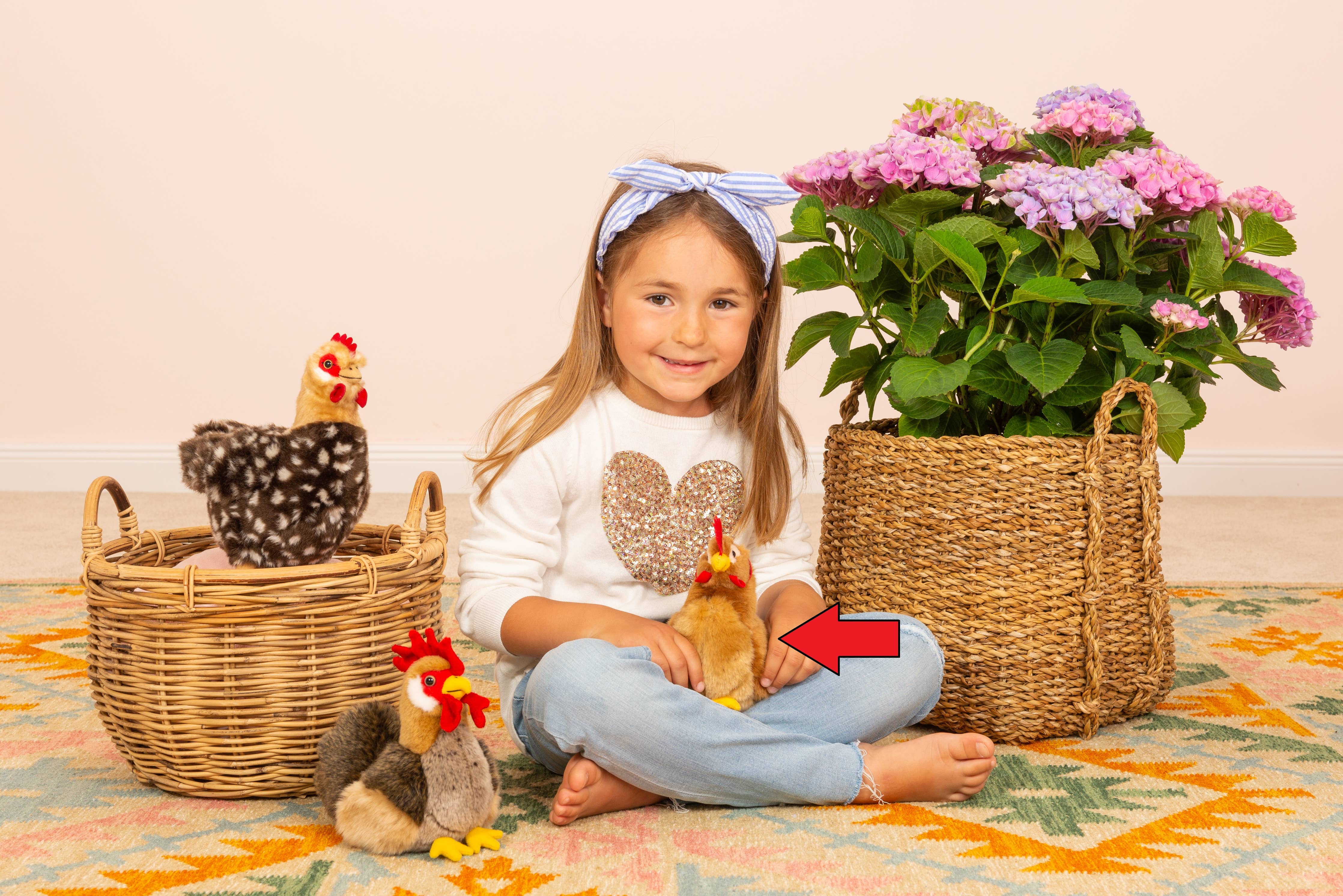 Plush Chickens Hen and Rooster Eco Friendly by Teddy Hermann Cute! brown 16 cm、mySite、g9winljtr