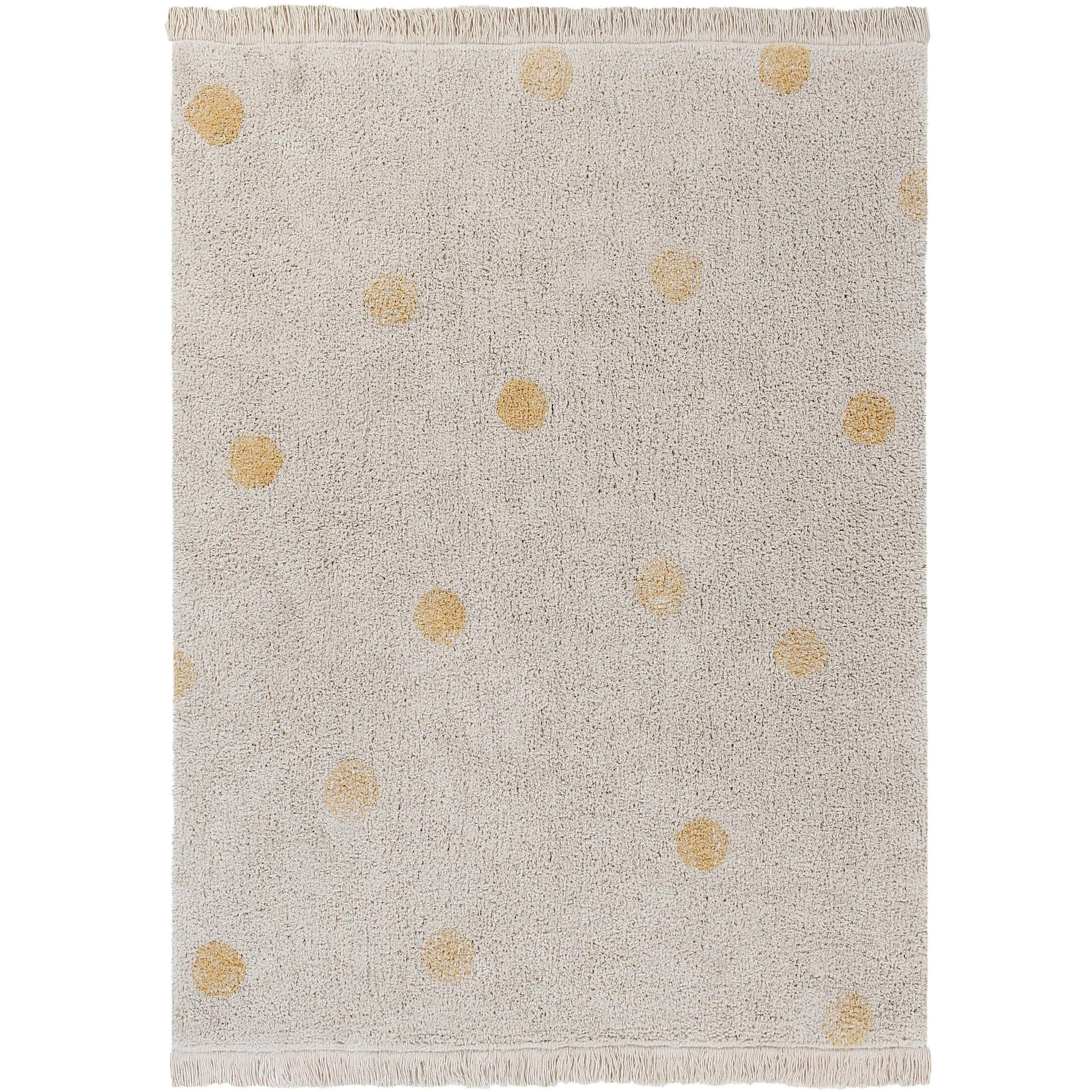 Hippy Dots Natural Honey Washable Area Rug、mySite、gigharbornorthrealestate