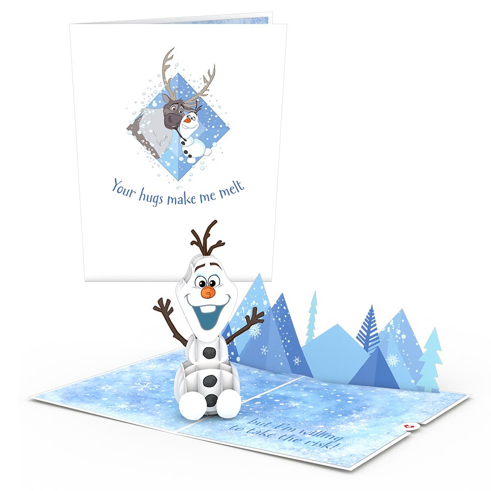 Disney Frozen Olaf's Warm Hugs Pop-Up Card、mySite、solidvoid