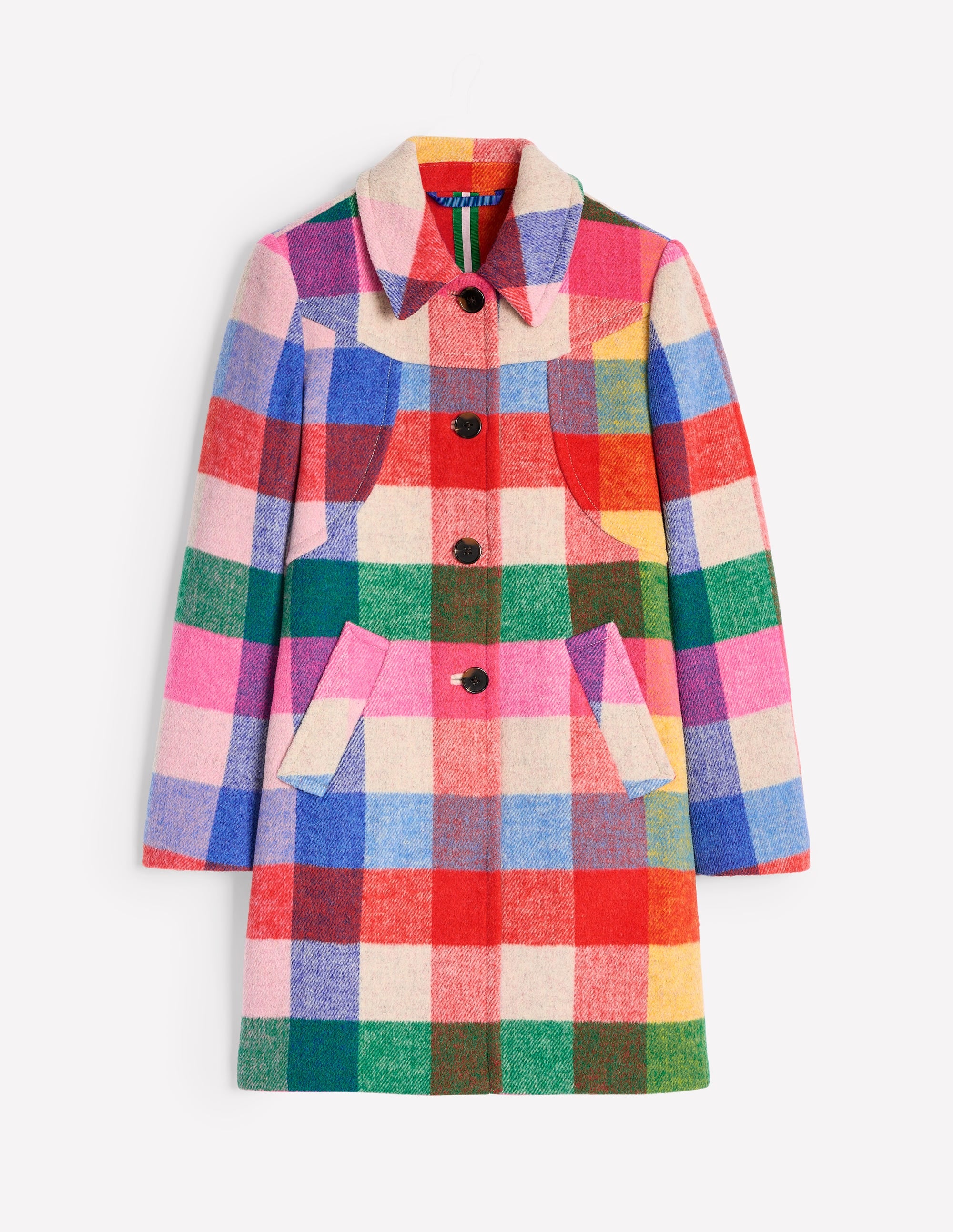  Lincoln Wool Check Coat-Multi Check、mySite、ashleygrahame