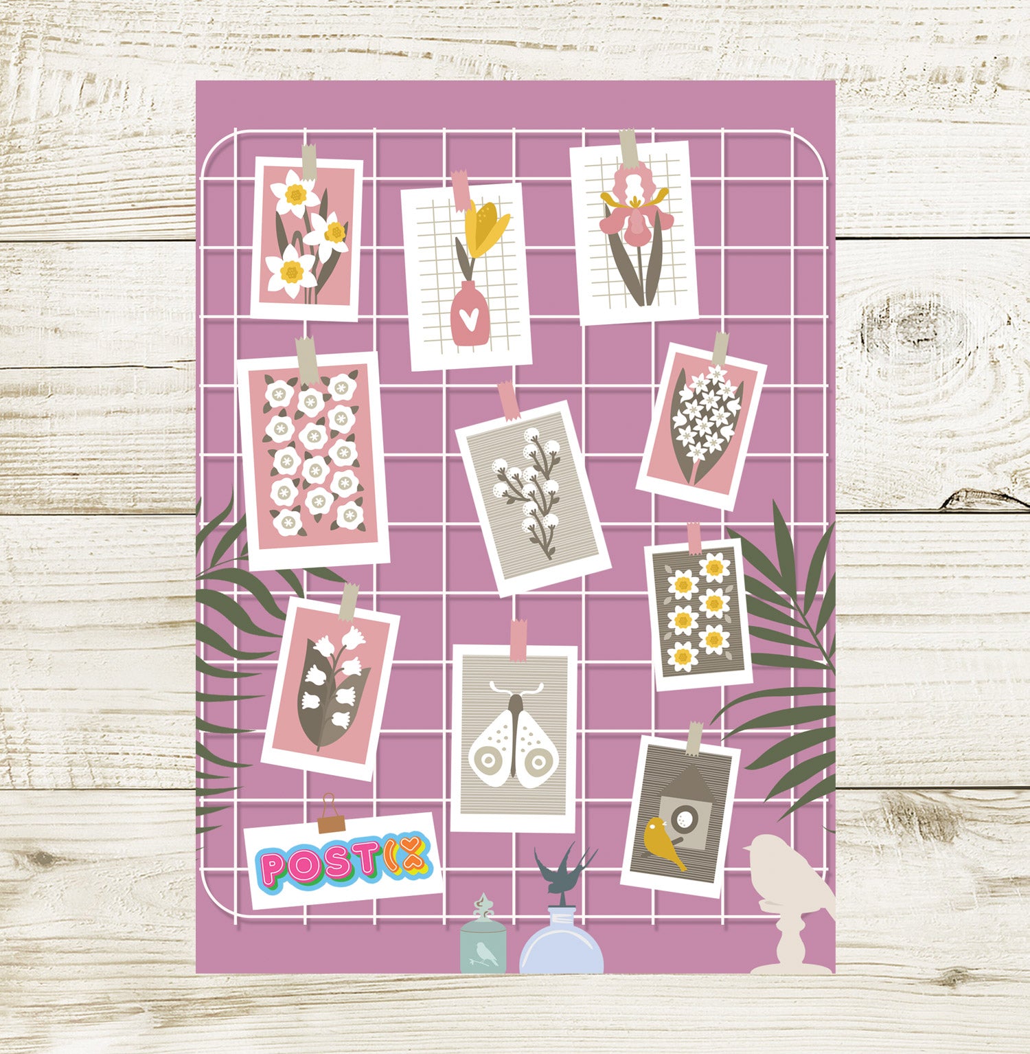  Nature Mood Board Sticker Sheet、mySite、ghnorth
