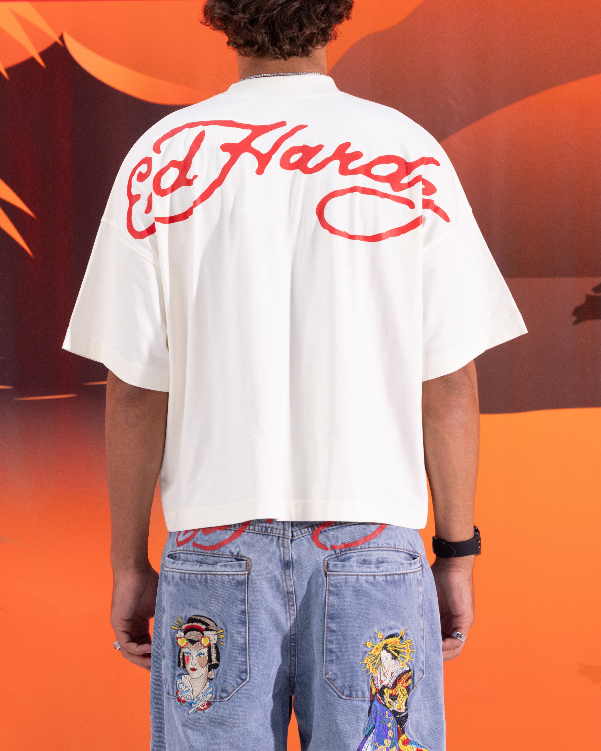 Ed Hardy Devil T-Shirt Off White、mySite、zt4zffjzw