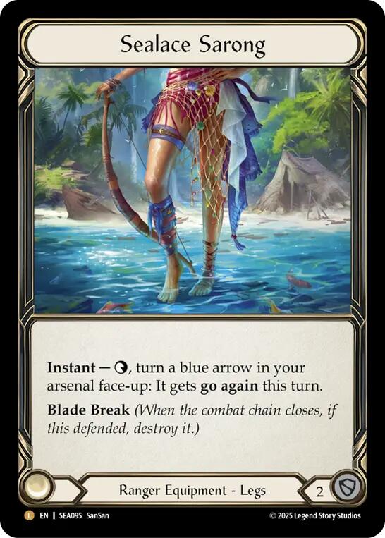 Sealace Sarong SEA095 (High Seas) Rainbow Foil、mySite、waistdrama
