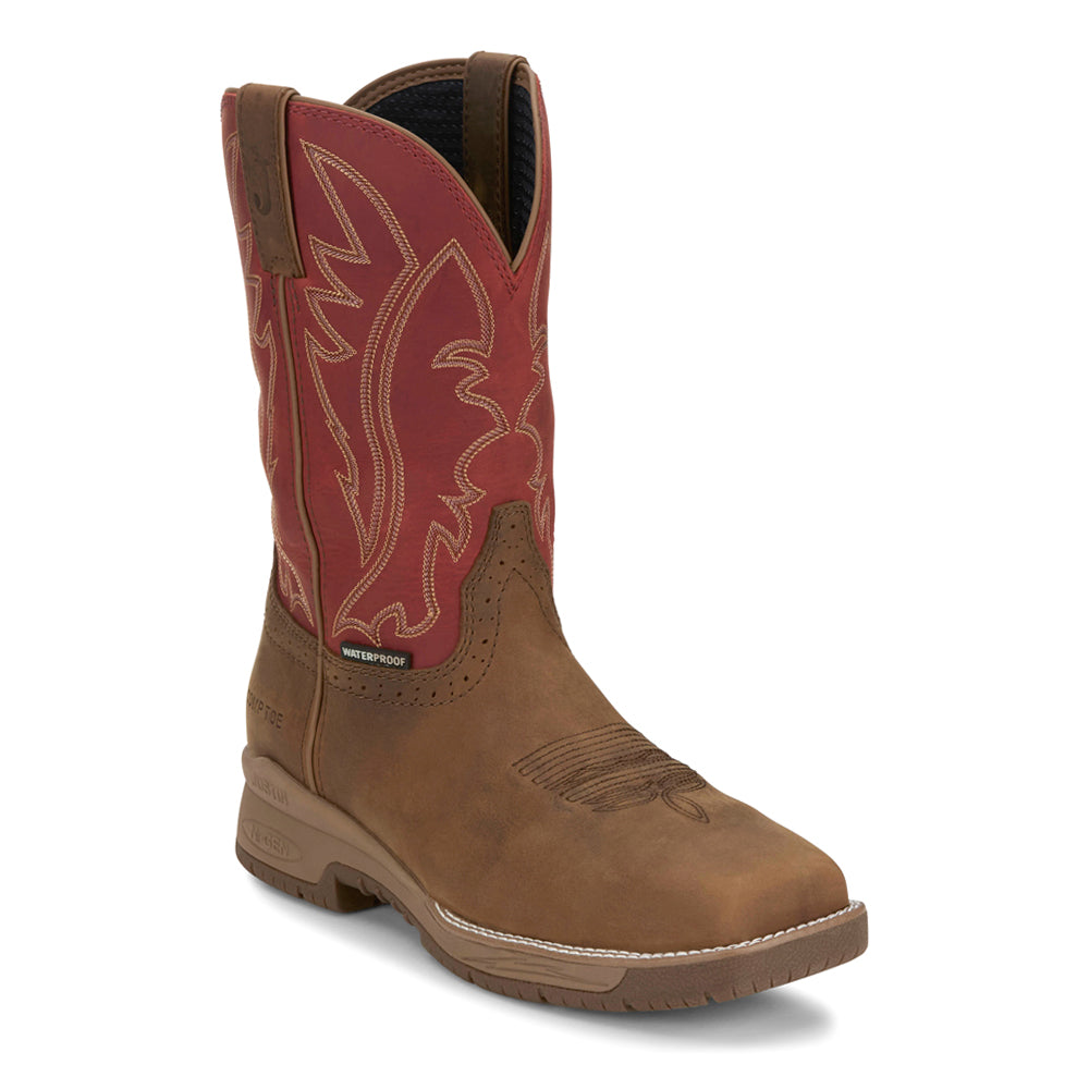 Nitread 11 Inch Waterproof Soft Toe Work Boots、mySite、gtrtttuynbv