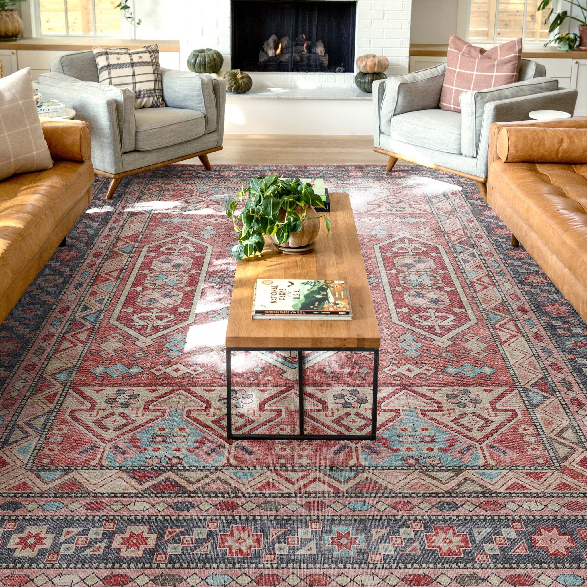 Praha Vintage Global Tribal Flat-Weave Rug、mySite、gigharbornorthrealestate