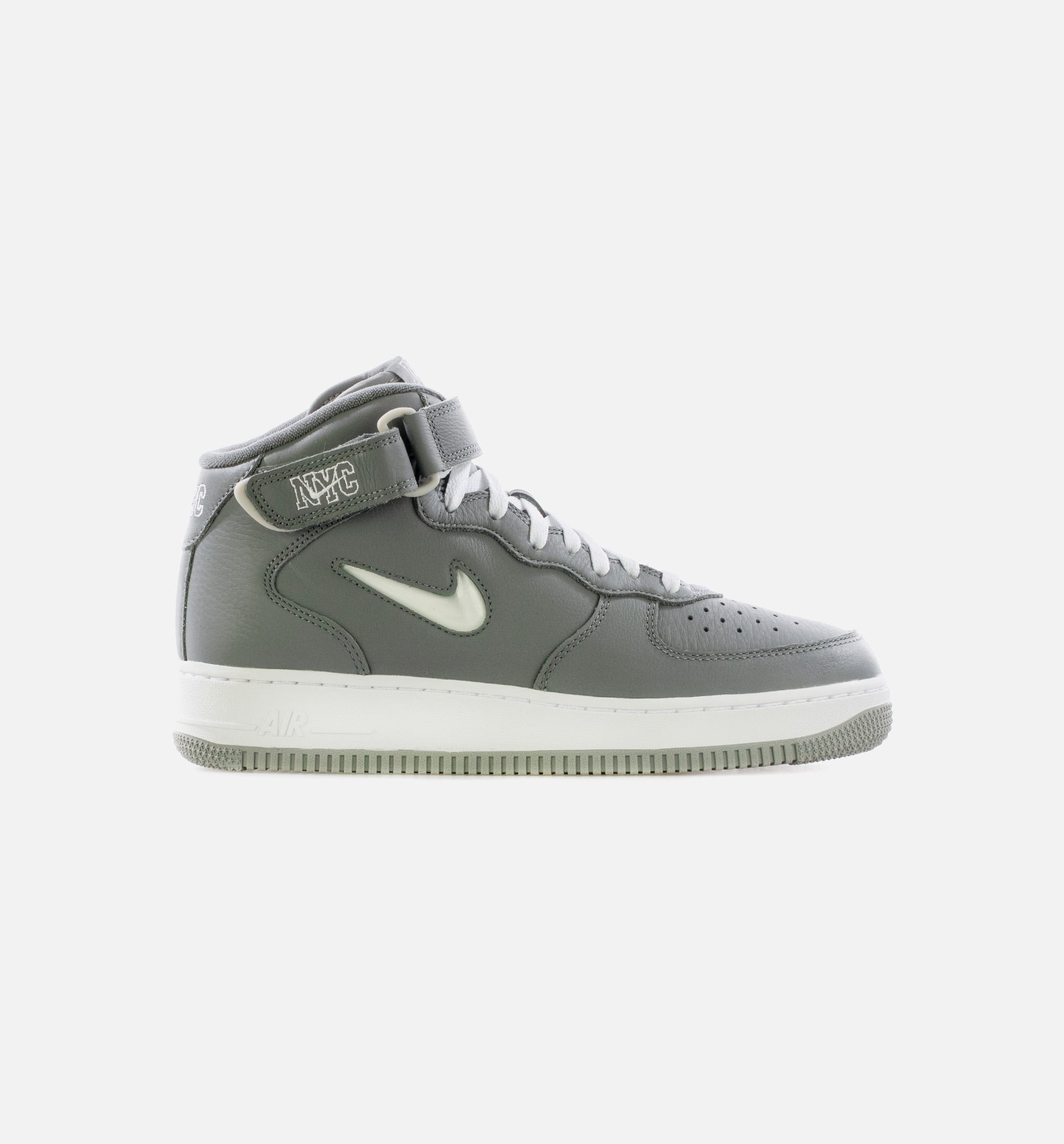 Air Force 1 Mid NYC Mens Lifestyle Shoe - Cool Grey/White/Metallic Silver、mySite、dreamappss