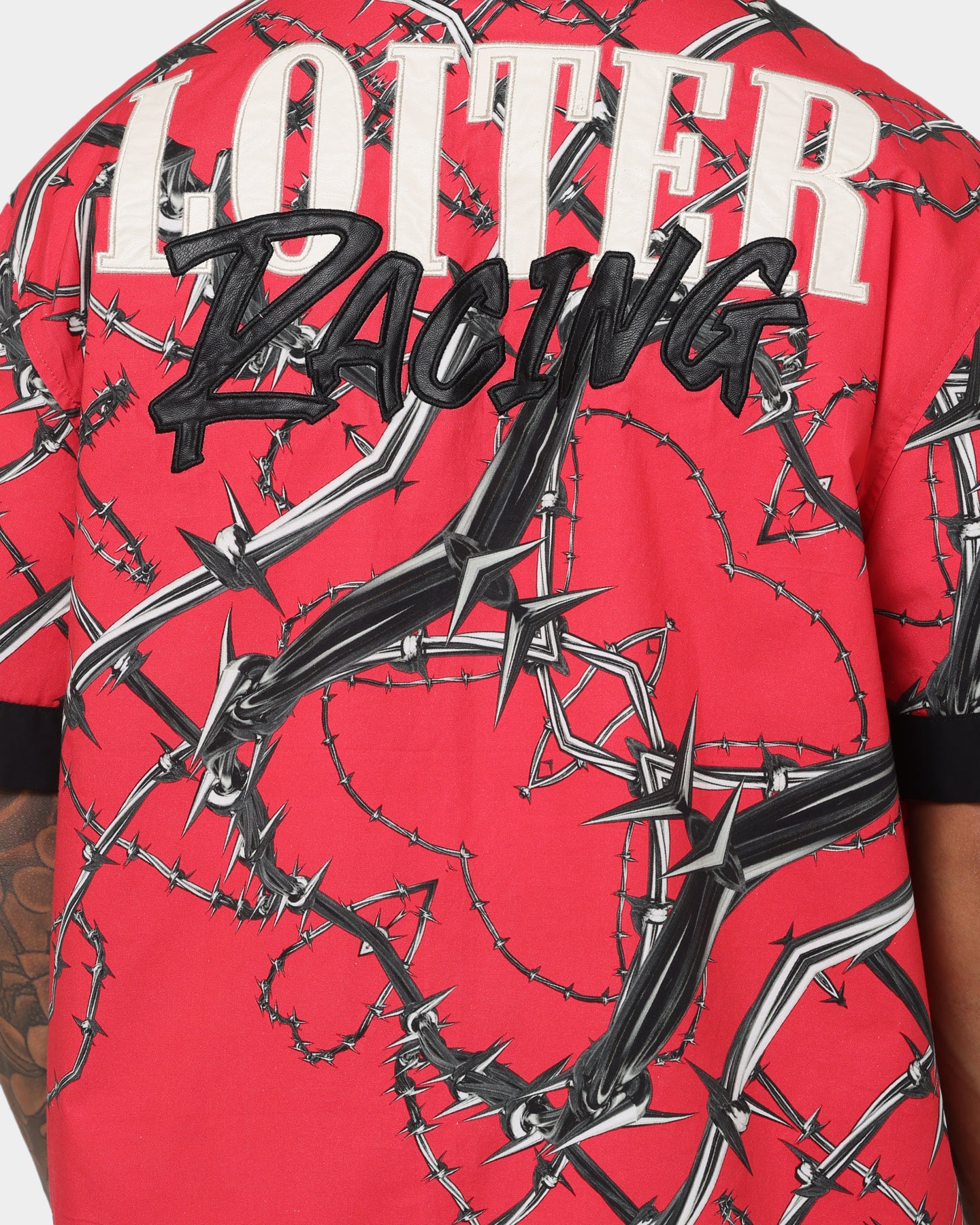 Loiter Daytona Mechanic Button Up Shirt Red、mySite、zt4zffjzw