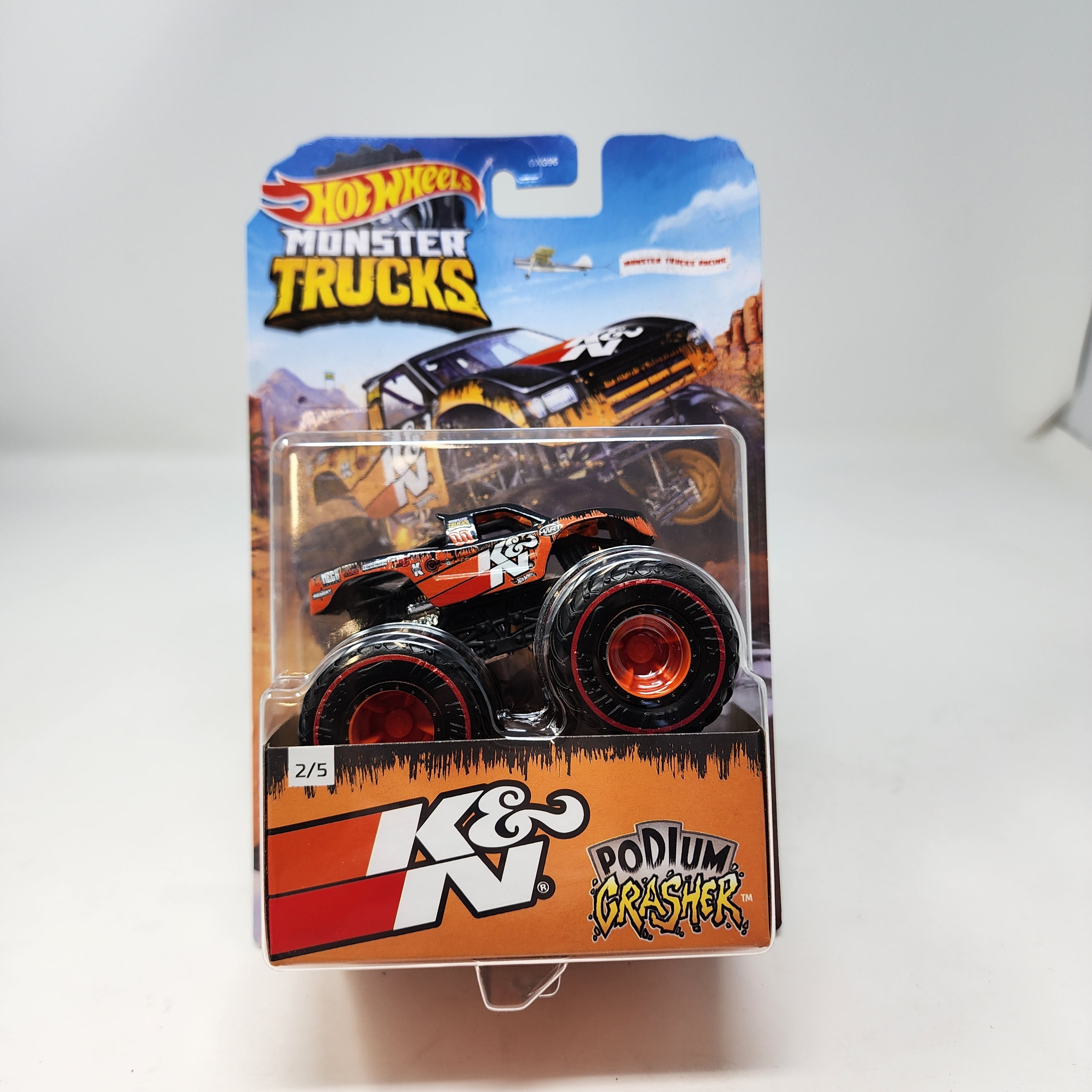 Podium Crasher K&N #2/5 * Hot Wheels Monster Trucks、mySite、hgirdovlk