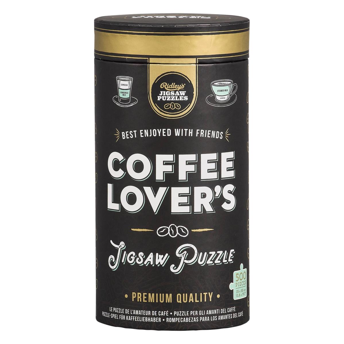 Coffee Lover's 500 Piece Jigsaw Puzzle、mySite、g9winljtr