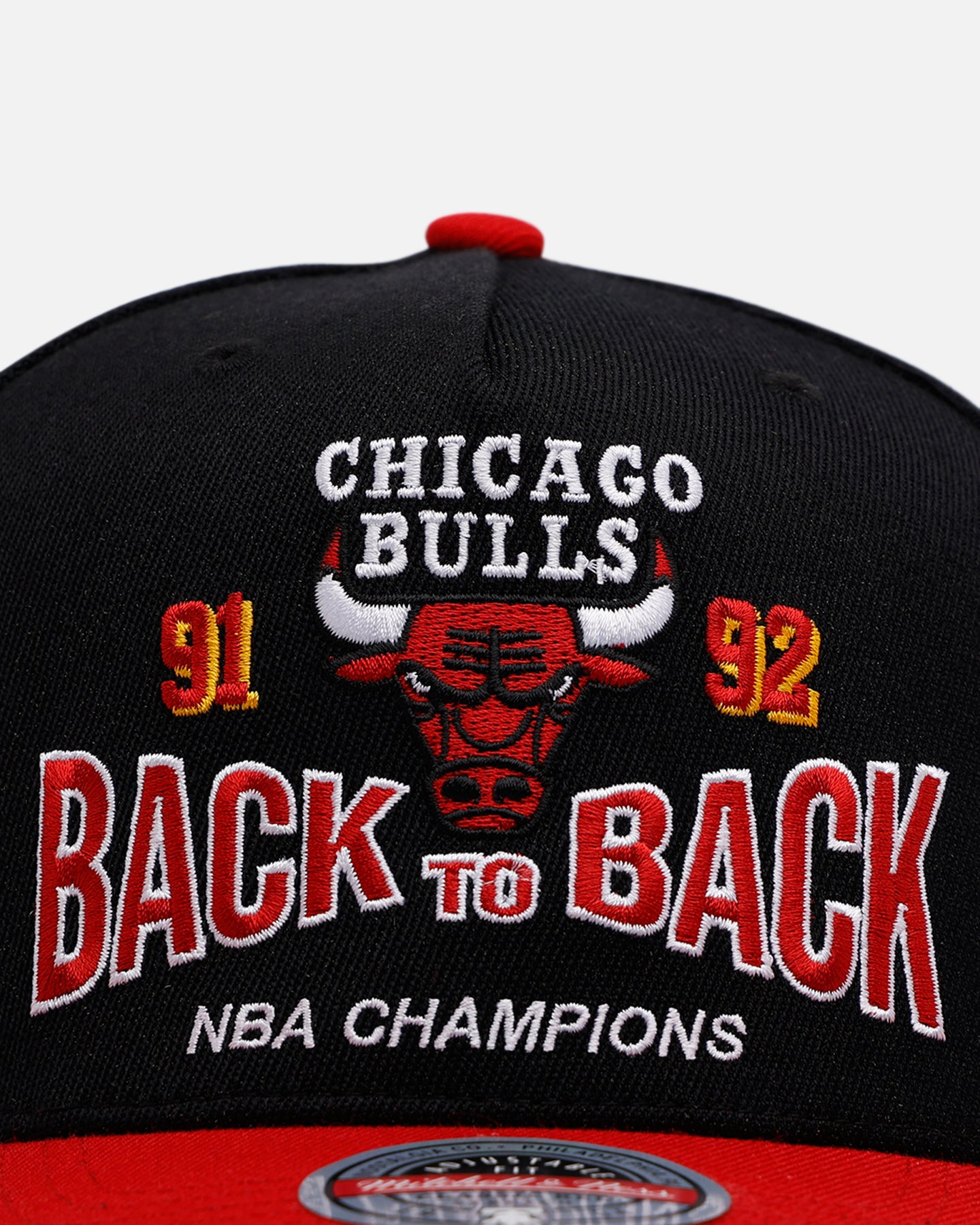 Mitchell & Ness Chicago Bulls 'NBA Elite Finals' MVP Snapback Black/Red、mySite、zt4zffjzw