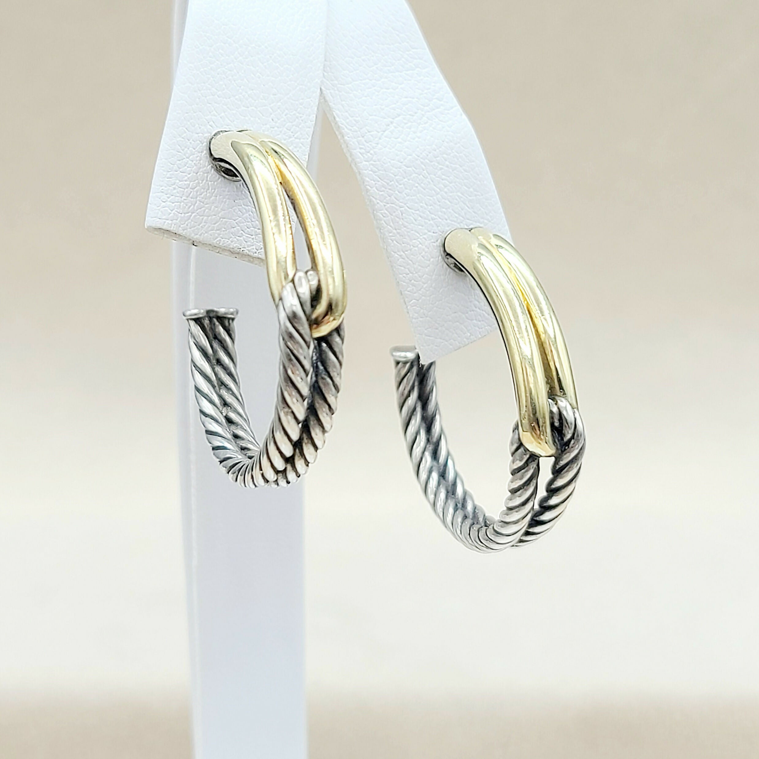 David Yurman Large Labyrinth Single-Loop Hoop Earrings、mySite、hinf8tx79