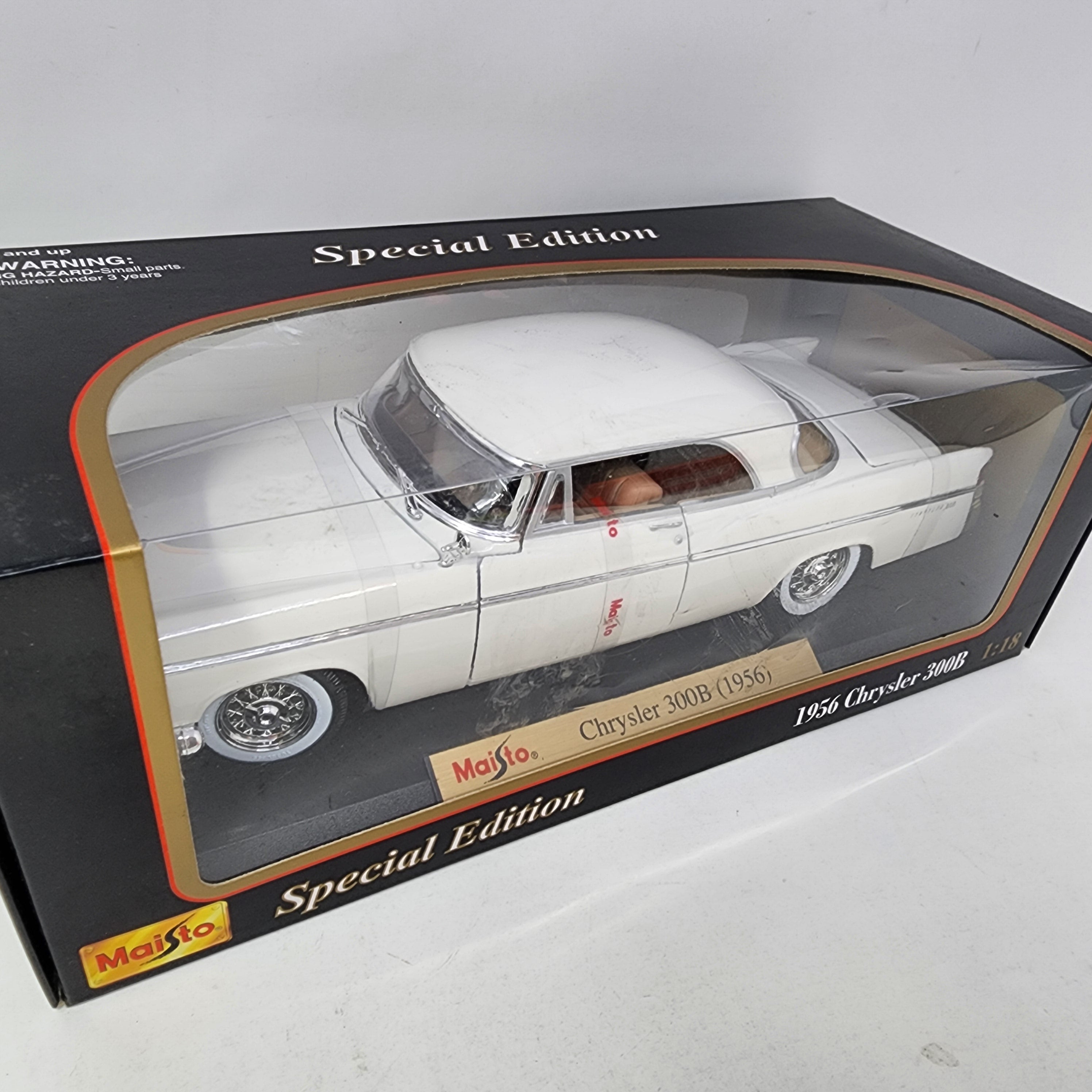 1956 Chrysler 300B * White * Maisto Premiere Edition 1/18 Scale、mySite、hgirdovlk