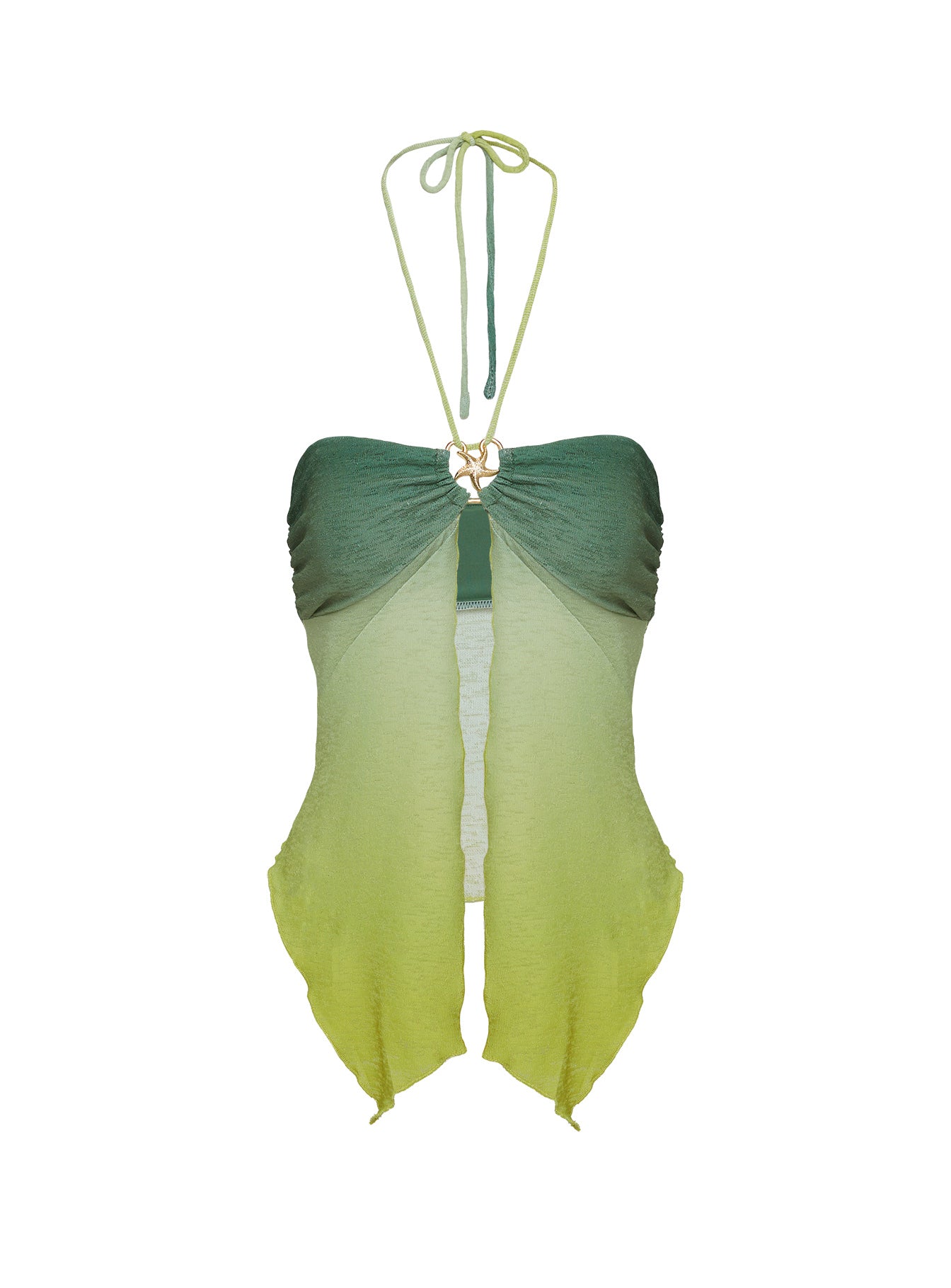 Star Girl Top Green Ombre、mySite、solidvoid
