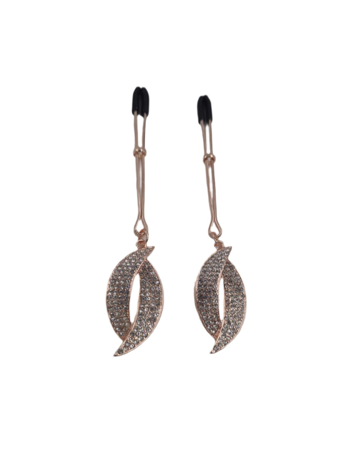 Fetish Clitoral Clamps | Rose Gold | Adjustable、mySite、bottomscart