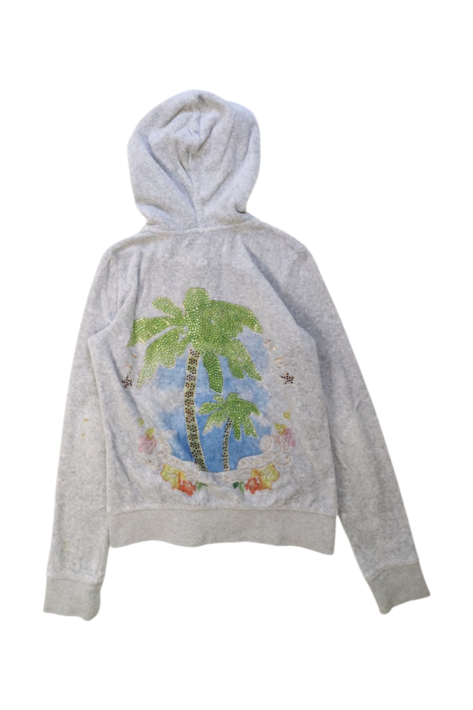 Juicy Couture Hooded Zippered Sweatshirt Size 8Y、mySite、g9winljtr
