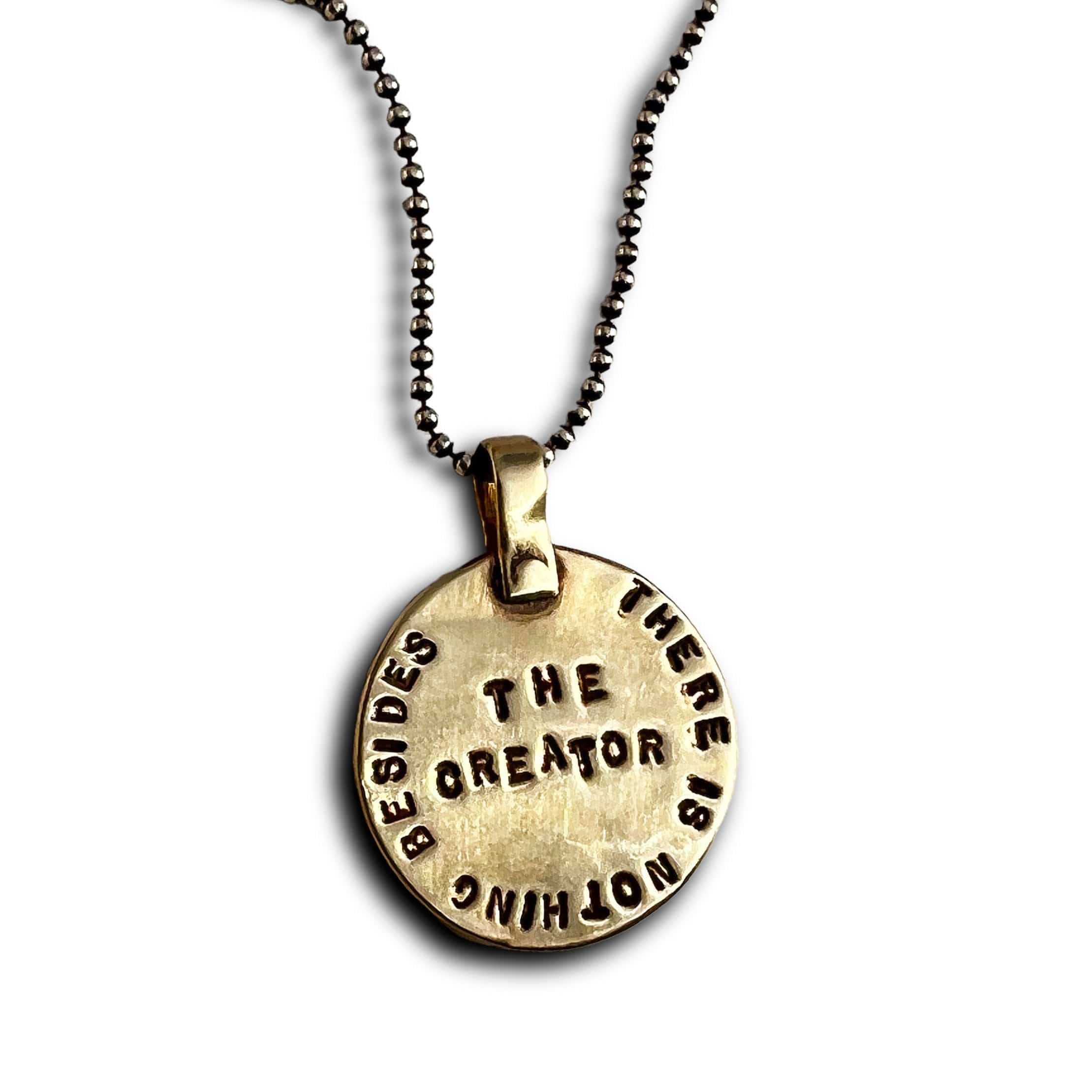 There is Nothing Besides the Creator Pendant on Sterling Silver Chain - Bronze or Sterling Silver、mySite、topwebapps
