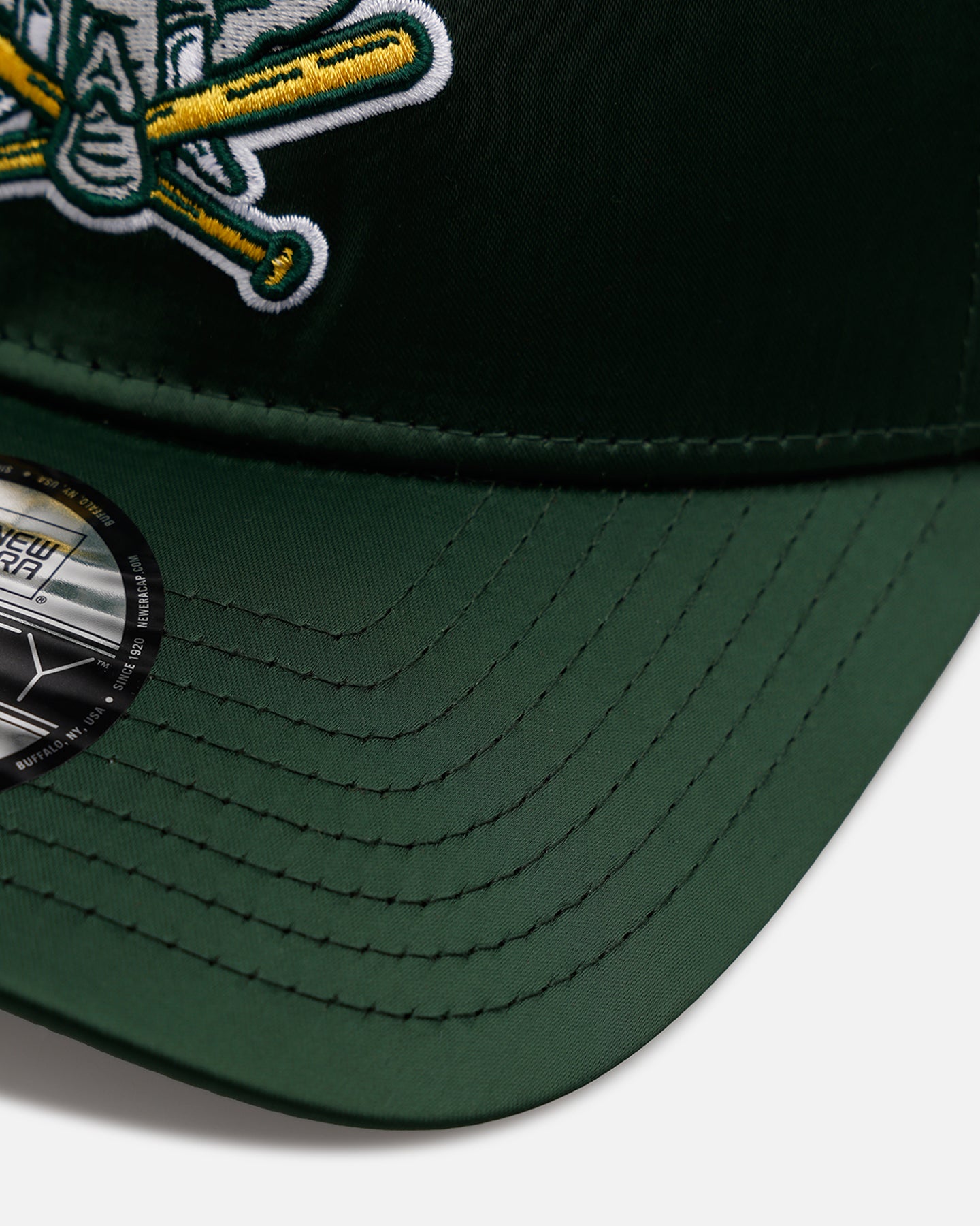 New Era Oakland Athletics 'Team Color Satin' 9FORTY A-Frame Snapback Official Team Color、mySite、zt4zffjzw