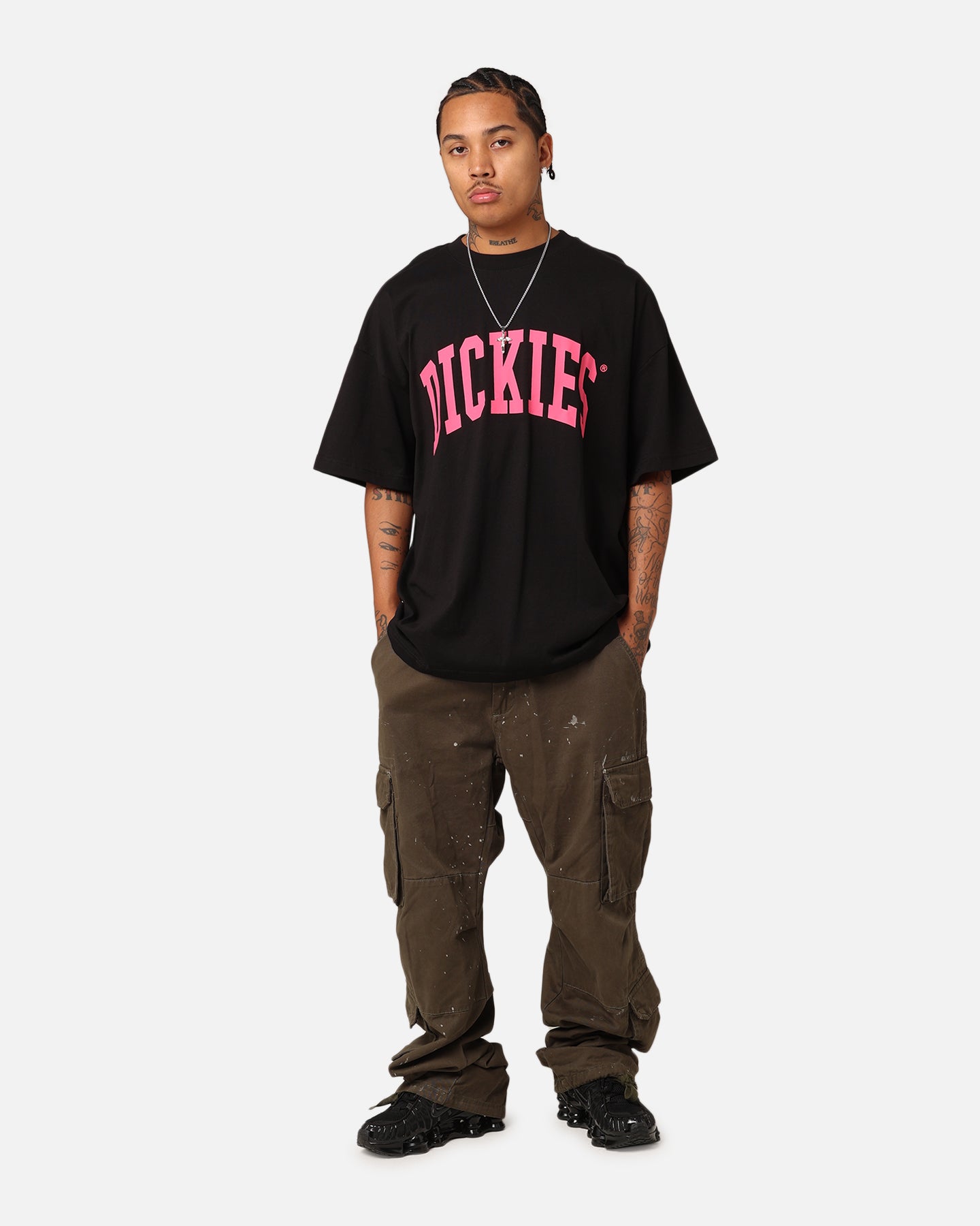 Dickies Arch 330 T-Shirt Black/Pink、mySite、zt4zffjzw