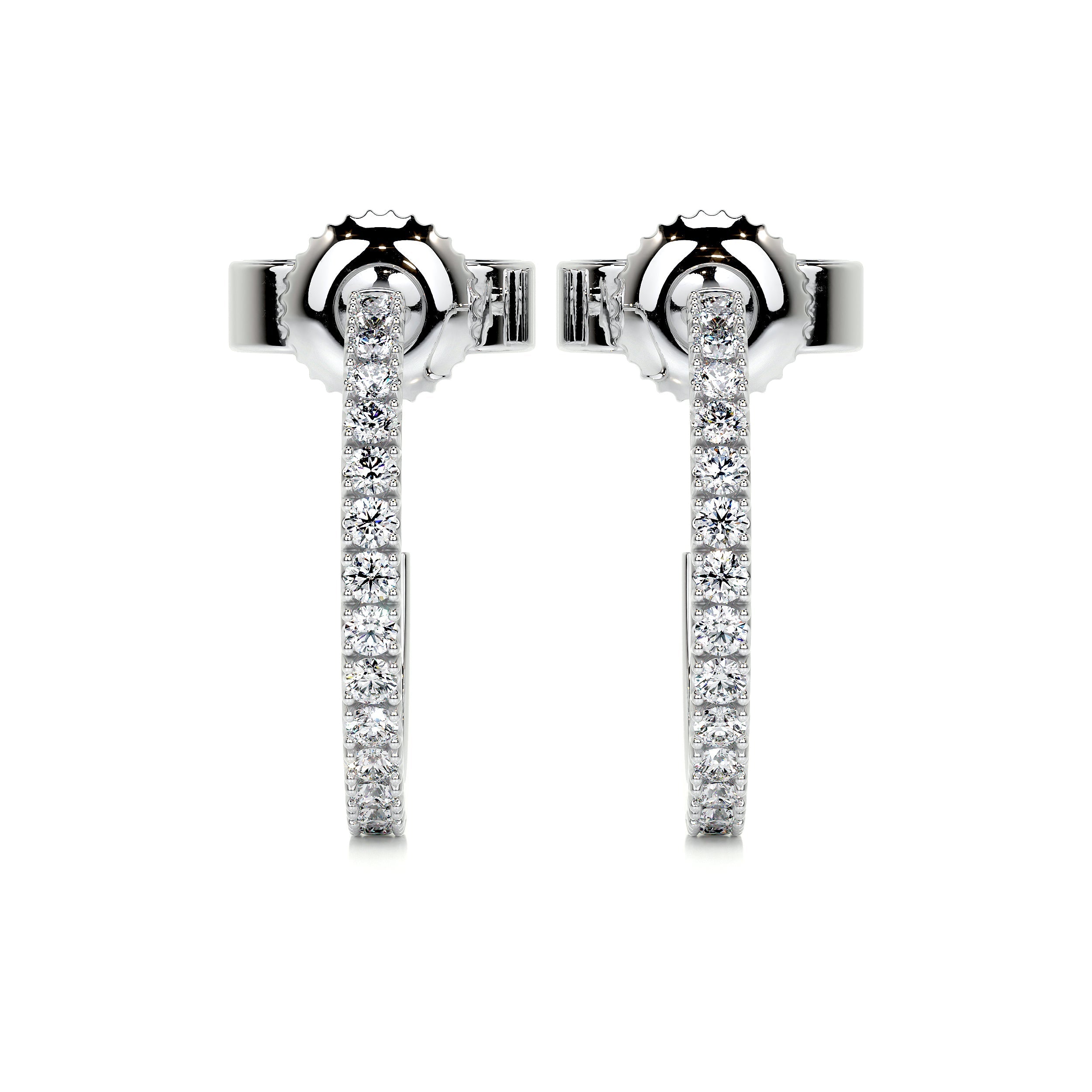 Nicole Lab Grown Diamond Earrings (0.50 Carat) -14K White Gold、mySite、hinf8tx79
