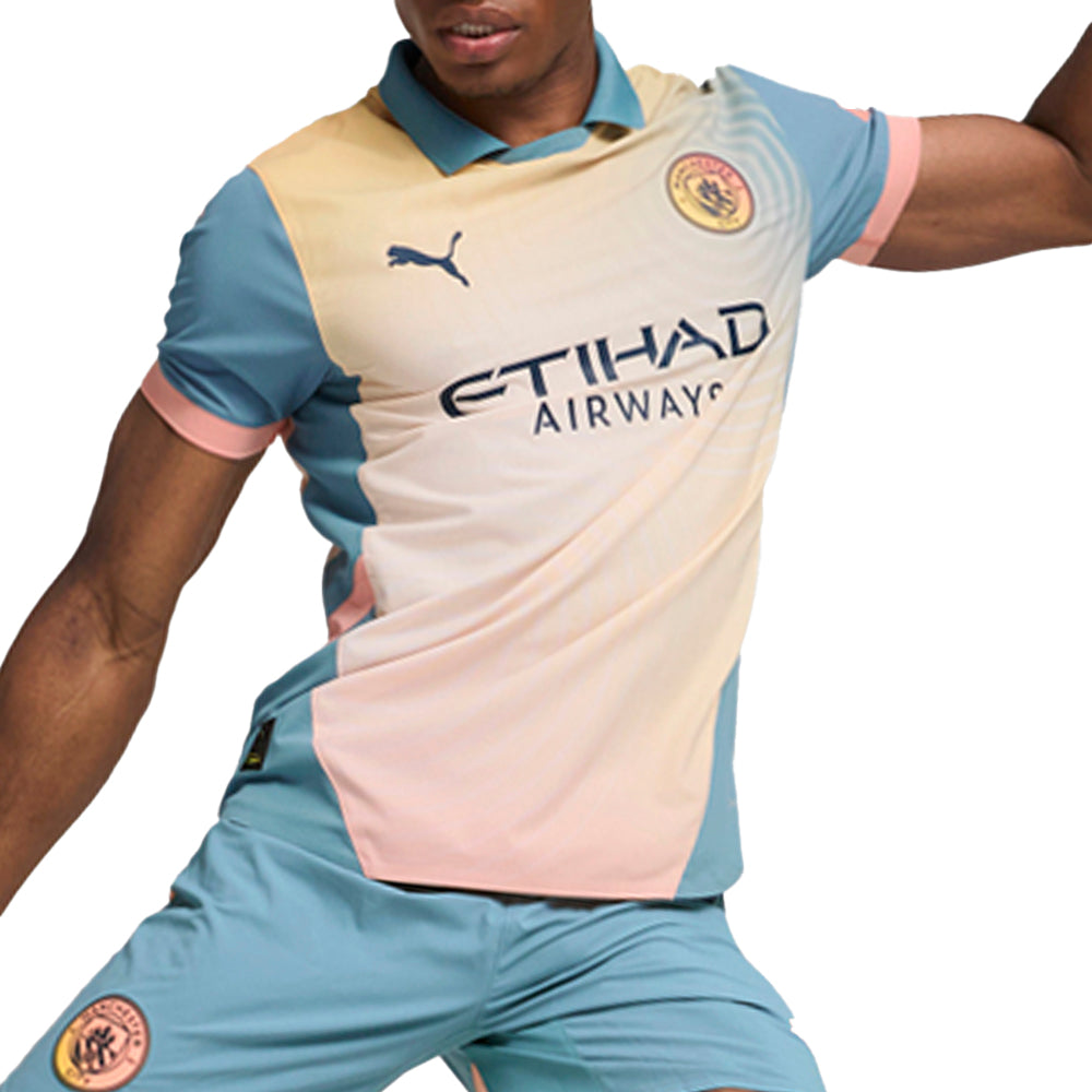 MCFC Fourth Collared Short Sleeve Soccer Jersey、mySite、gtrtttuynbv