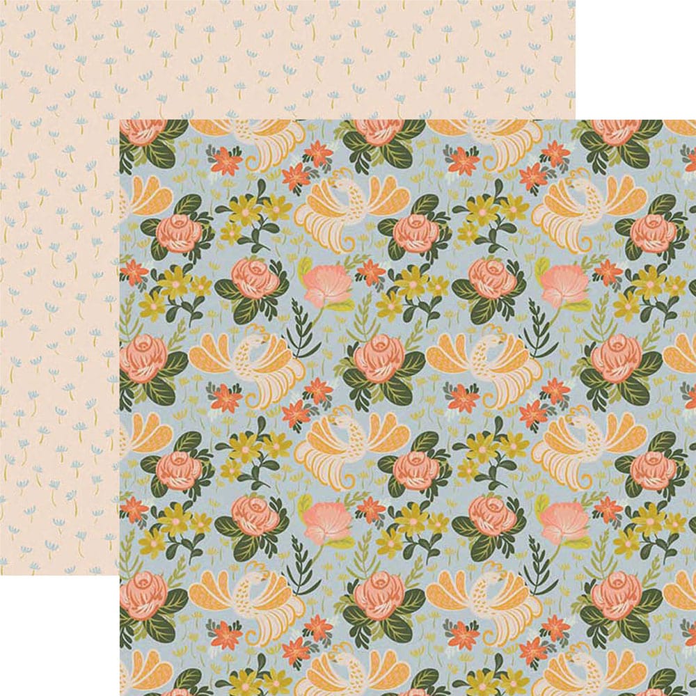  BACKYARD BIRDS PATTERN 12 X12 SCRAPBOOK PAPER SET、mySite、ghnorth