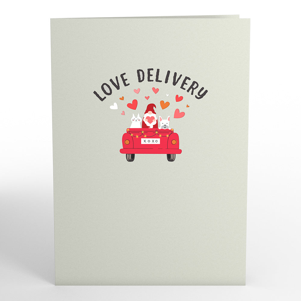 Love Delivery Truck Pop-Up Card、mySite、solidvoid
