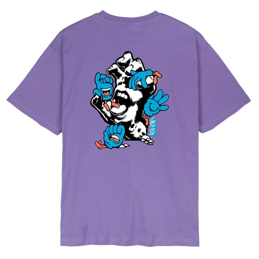  Santa Cruz Chisel Hand T-Shirt - Soft Purple、mySite、merchandisen