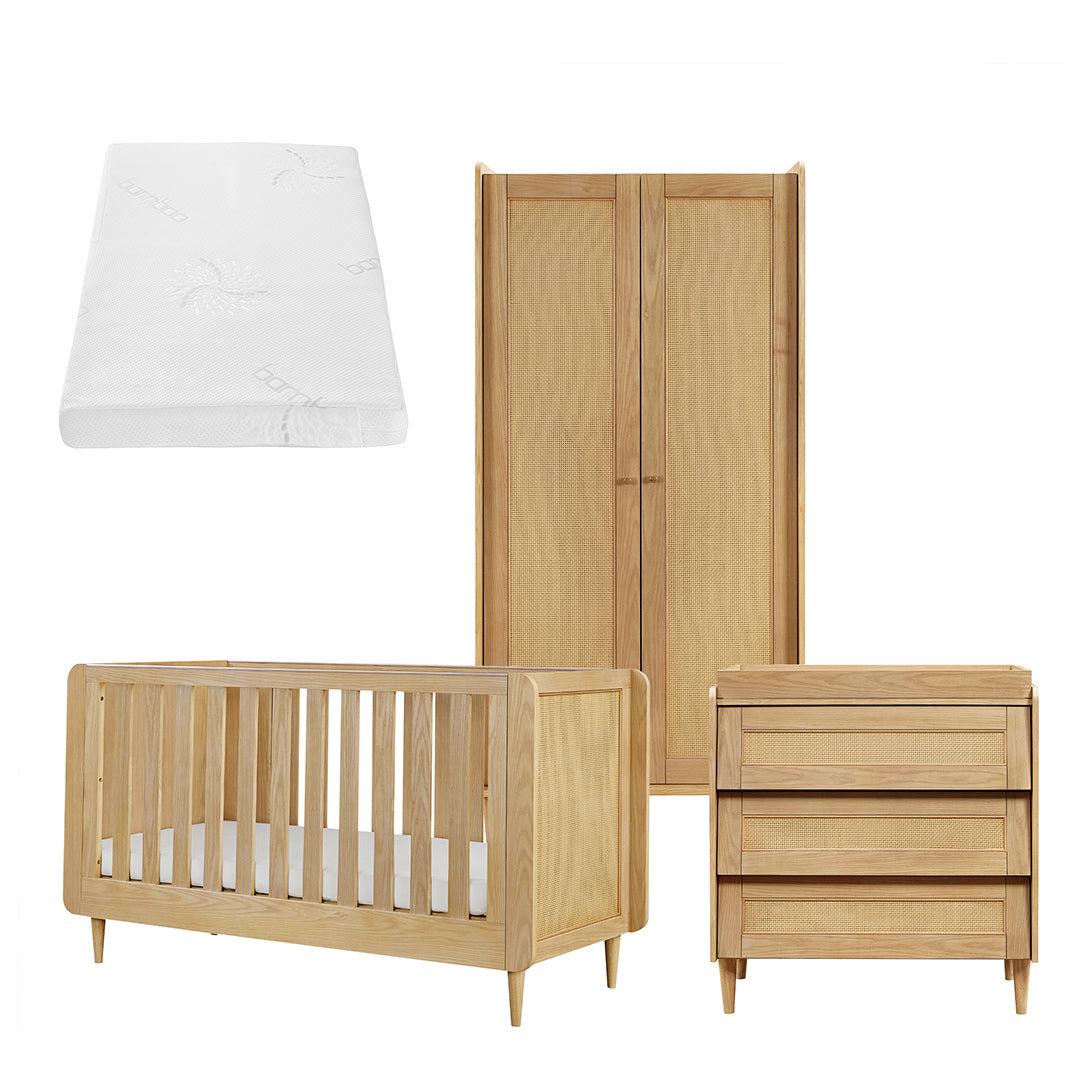  Tutti Bambini Japandi 3 Piece Room Set - Light Oak、mySite、merchandisen