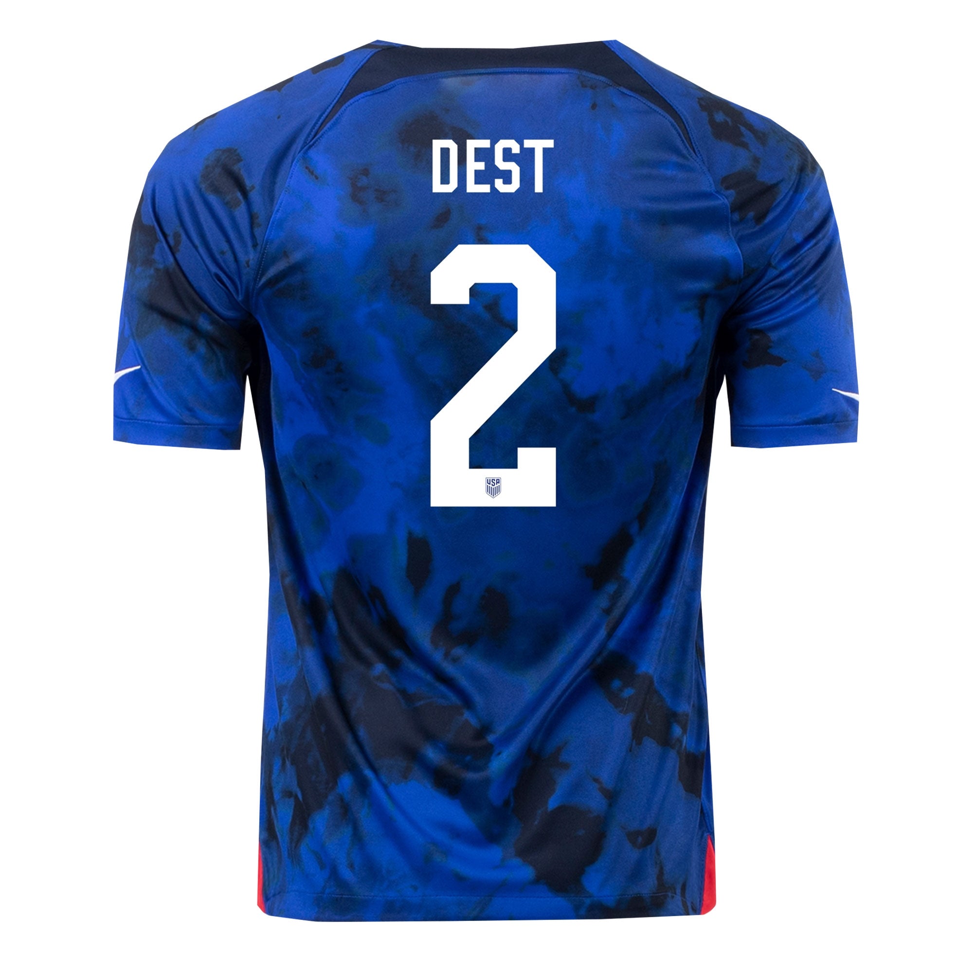 Nike Men's USA 2022/23 Away Jersey w/ Dest #2 Printing、mySite、bottomscart