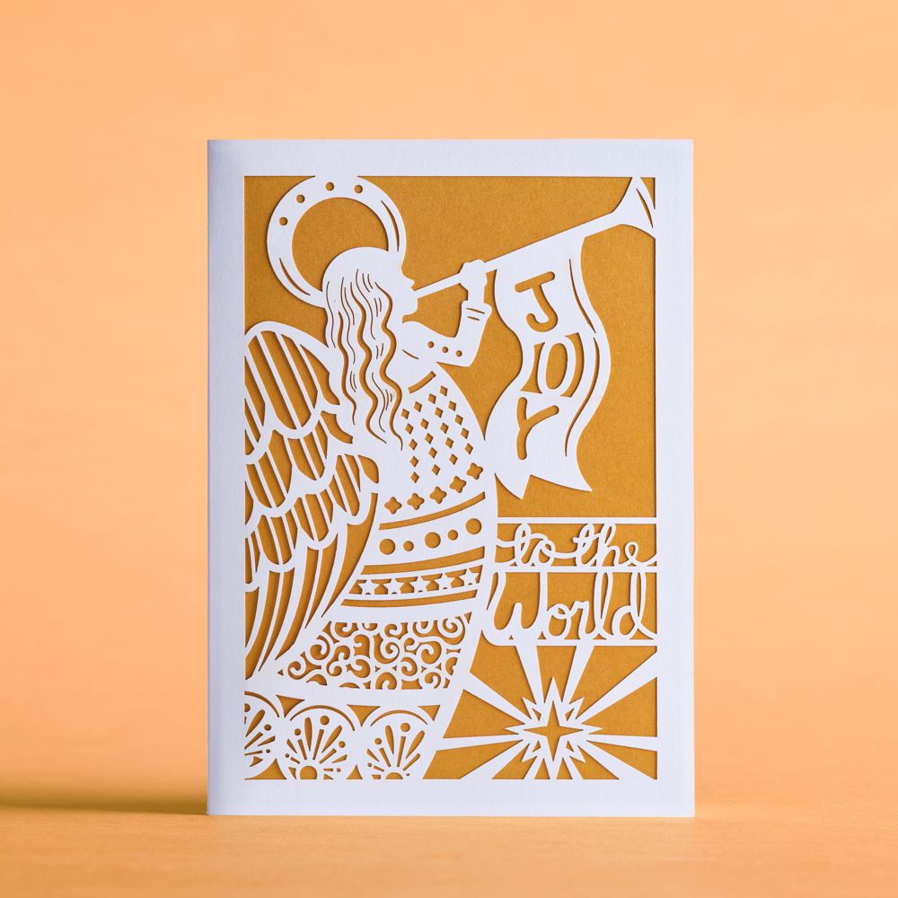 Joy to the World Angel: Lovepop Moments™ Card、mySite、solidvoid