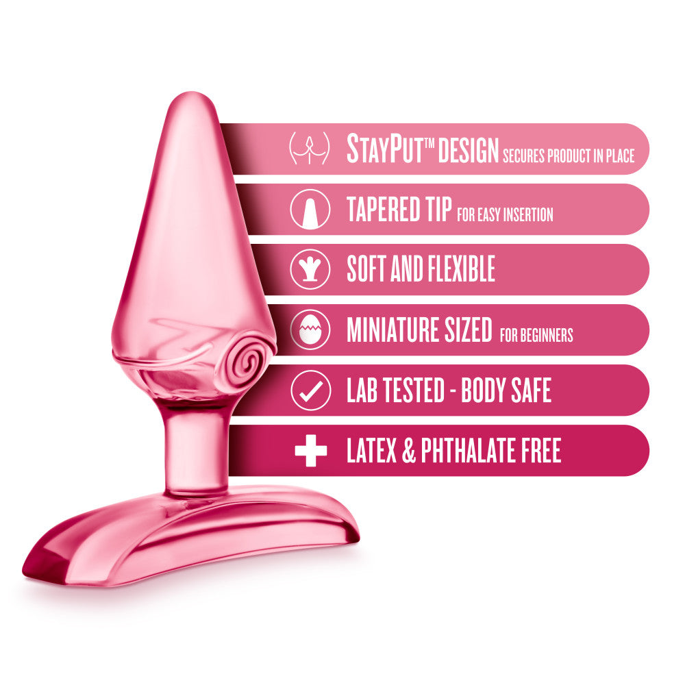 Play With Me By Blush® | Jolly Plug - Pink 2.75 Inch Anal Plug、mySite、bottomscart