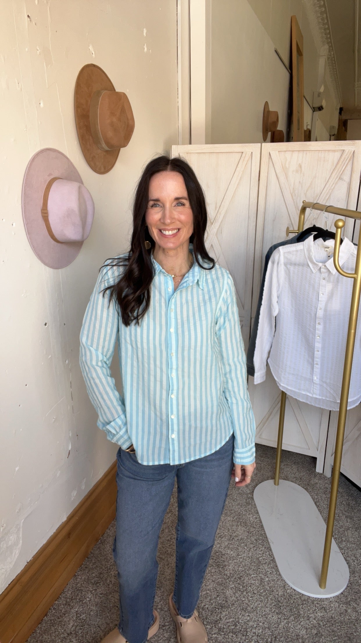 Dylan Striped Taylor Button Down、mySite、garagedoors4me