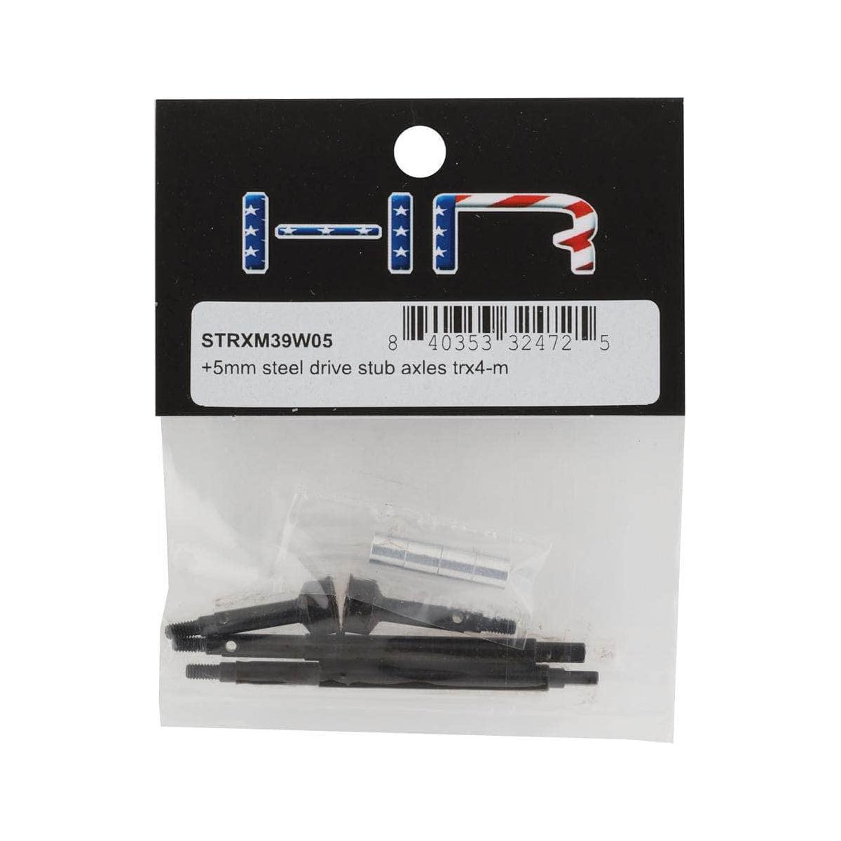  HRASTRXM39W05, Hot Racing Traxxas TRX-4M +5mm Front & Rear Hardened Steel Drive Axles、mySite、merchandisen