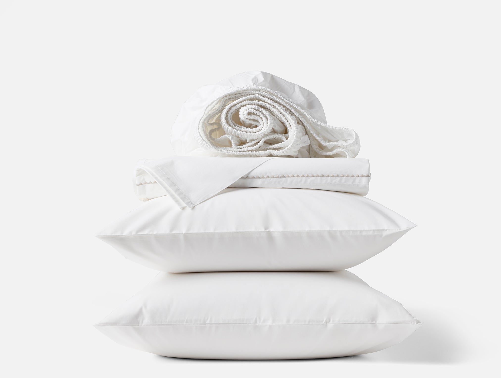  Trailing Embroidered Organic Percale Sheet Set、mySite、sugarbowlscore