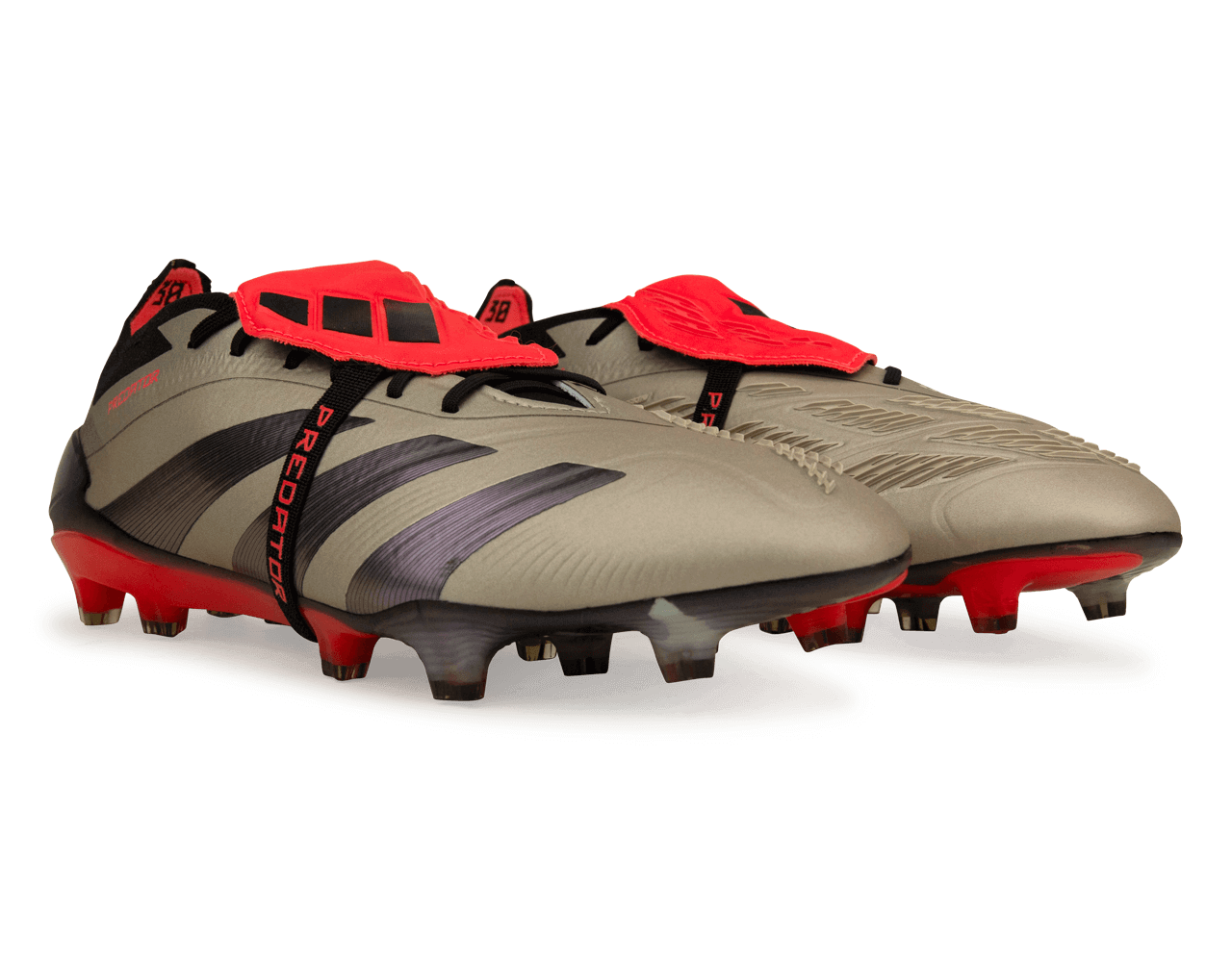 adidas Men's Predator Elite Foldover Tongue FG Aura Black/Carbon、mySite、bottomscart