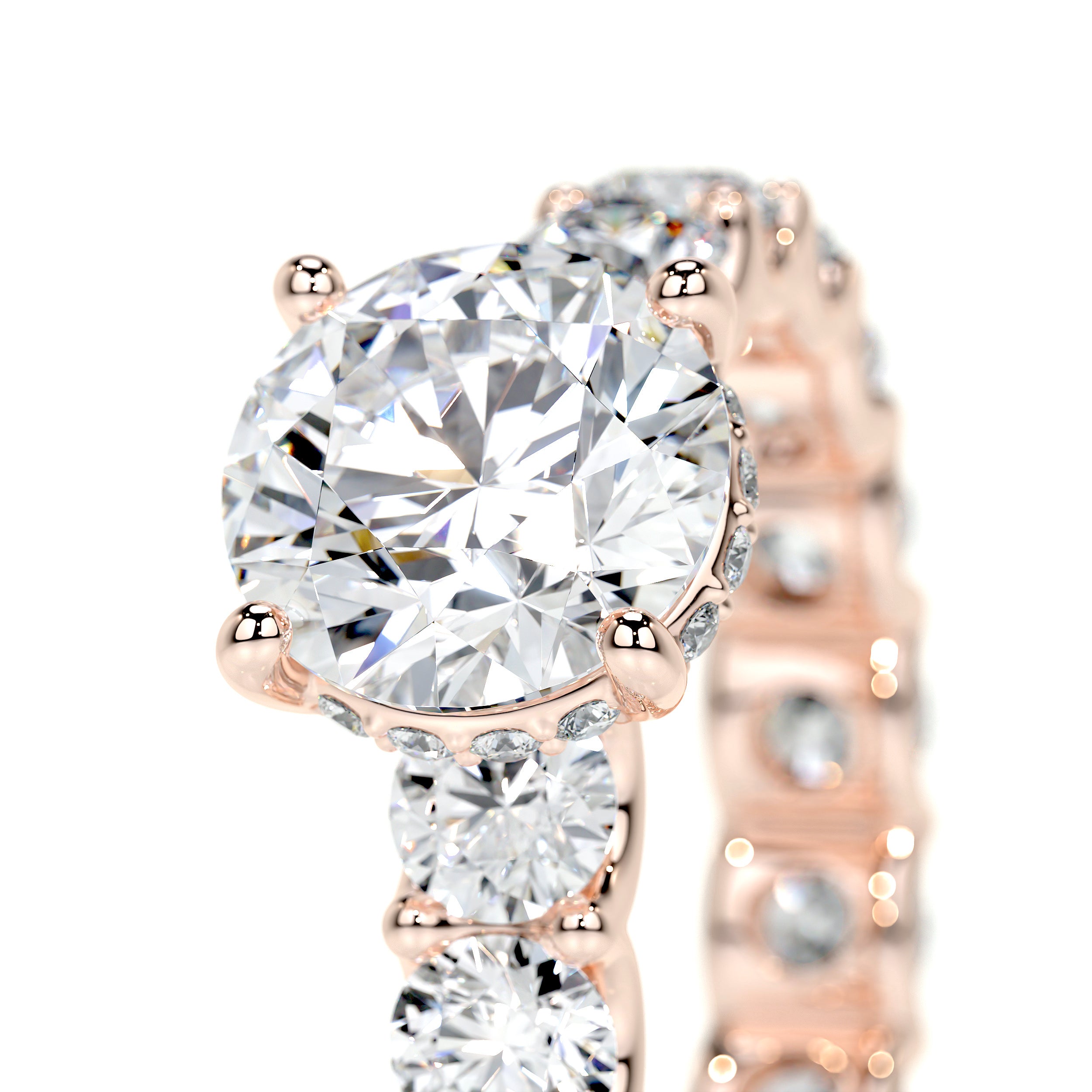 Lola Lab Grown Diamond Ring -14K Rose Gold、mySite、hinf8tx79