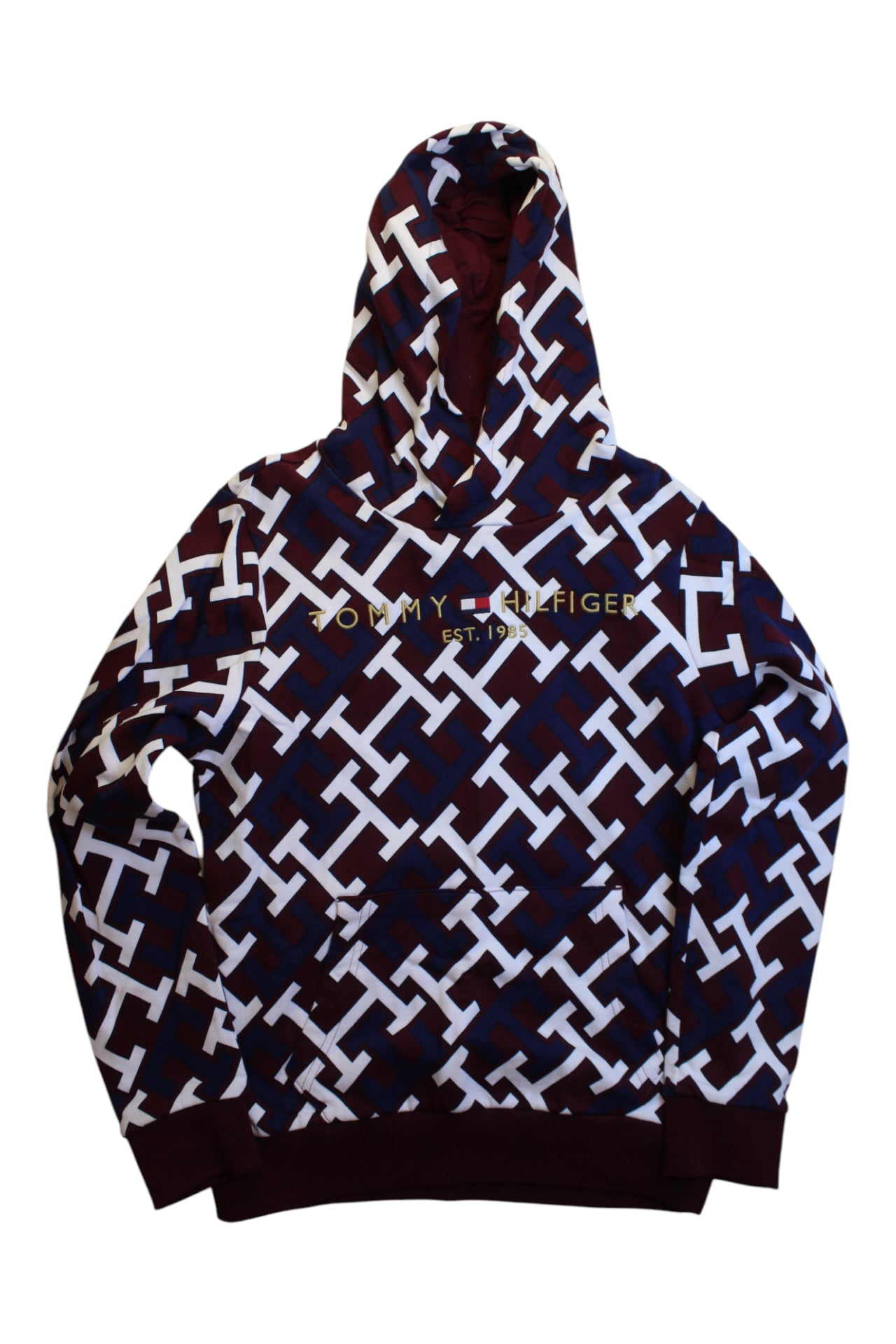 Tommy Hilfiger Printed Hooded Sweatshirt 12Y、mySite、g9winljtr