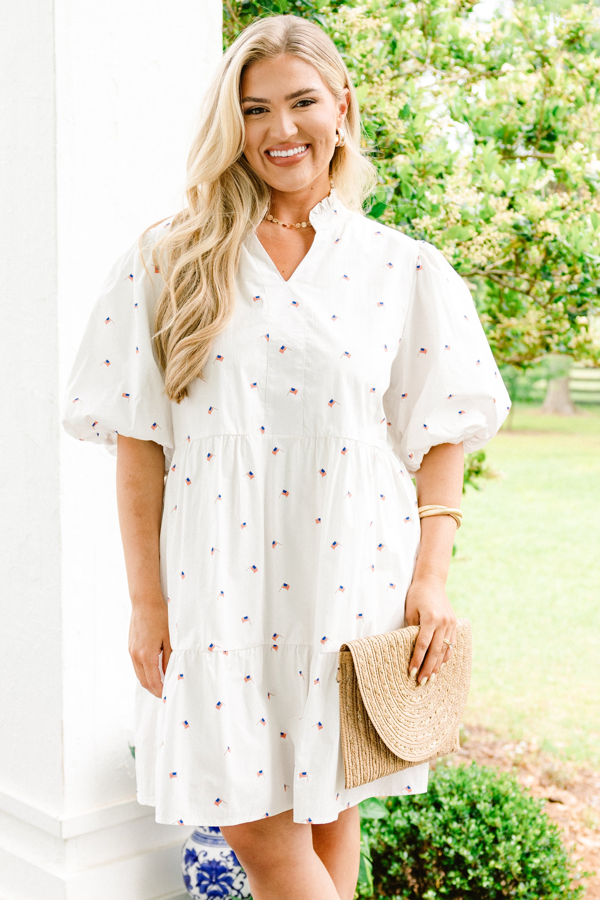  Stars And Stripes Dress, White、mySite、justintrudeaud