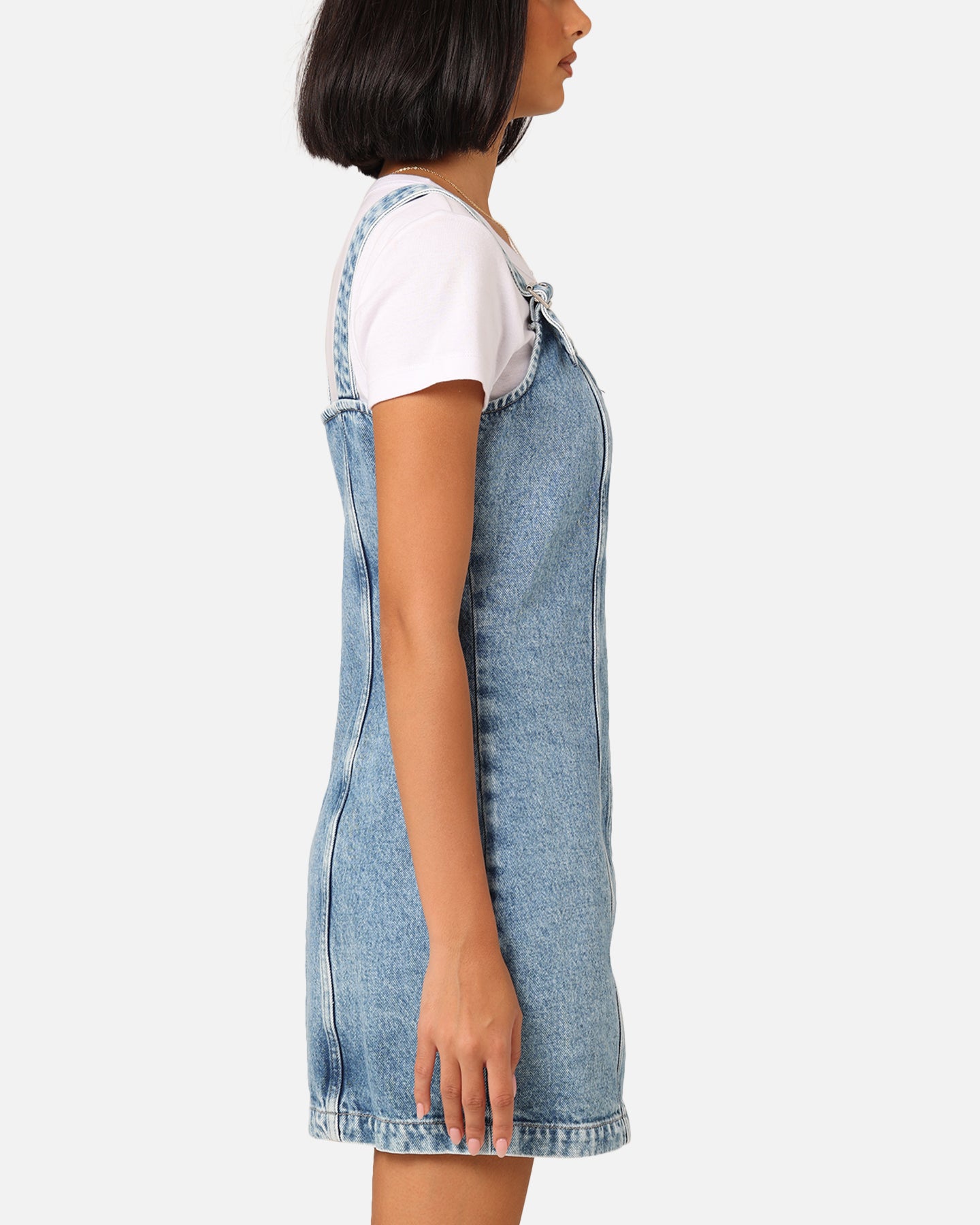 Tommy Jeans Women's Buckle Mini Dress Denim Light、mySite、zt4zffjzw