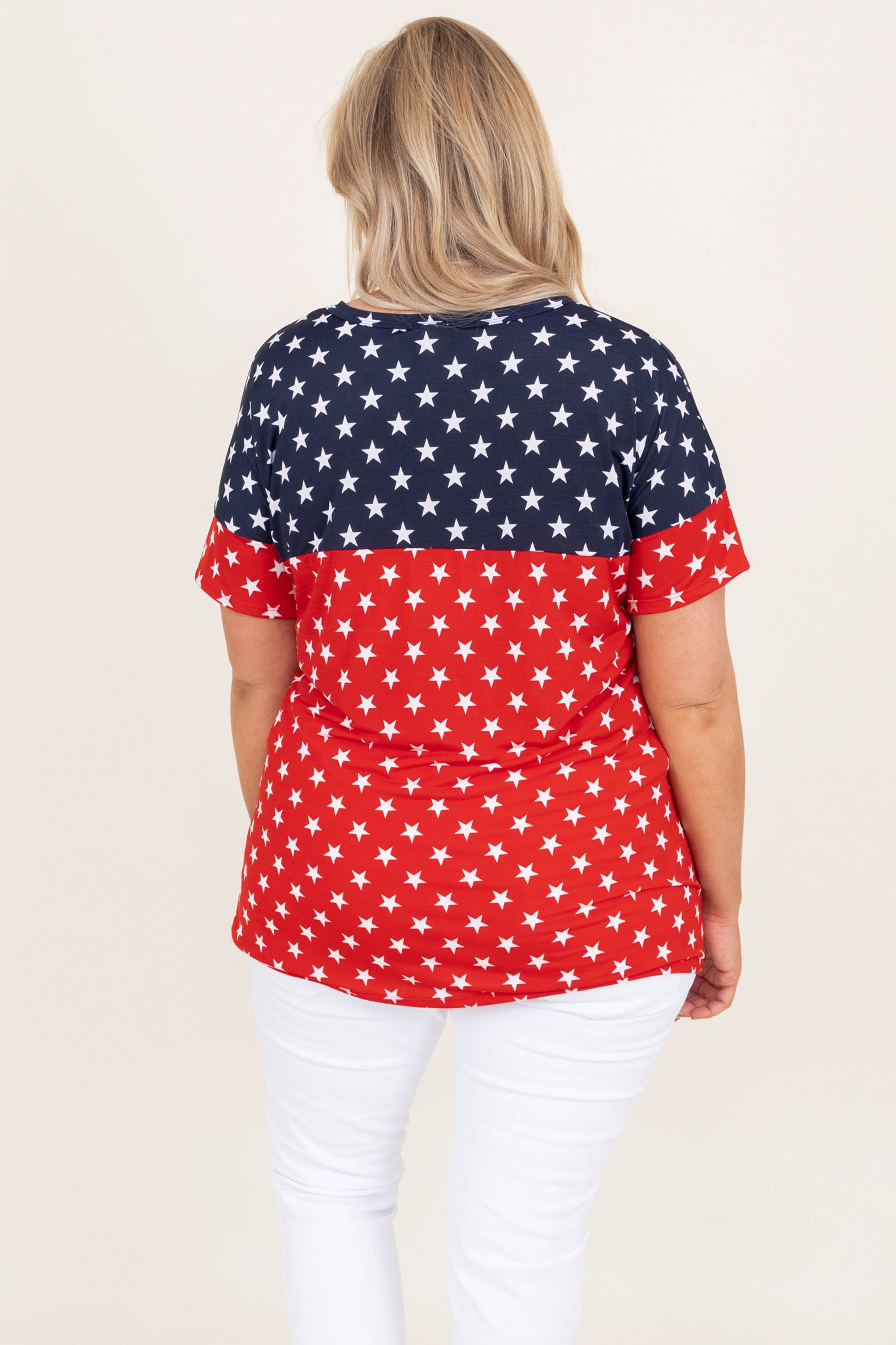  The Brighten Stars Top, Navy-Red、mySite、justintrudeaud
