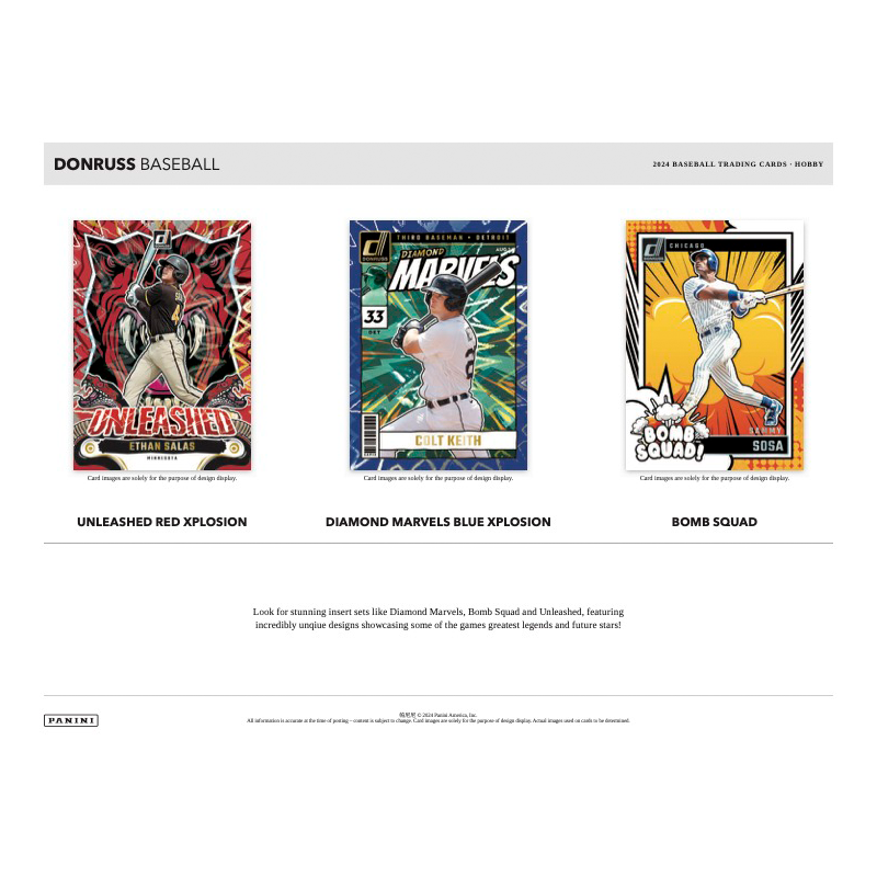 2024 Panini Donruss Baseball Hobby Box、mySite、waistdrama