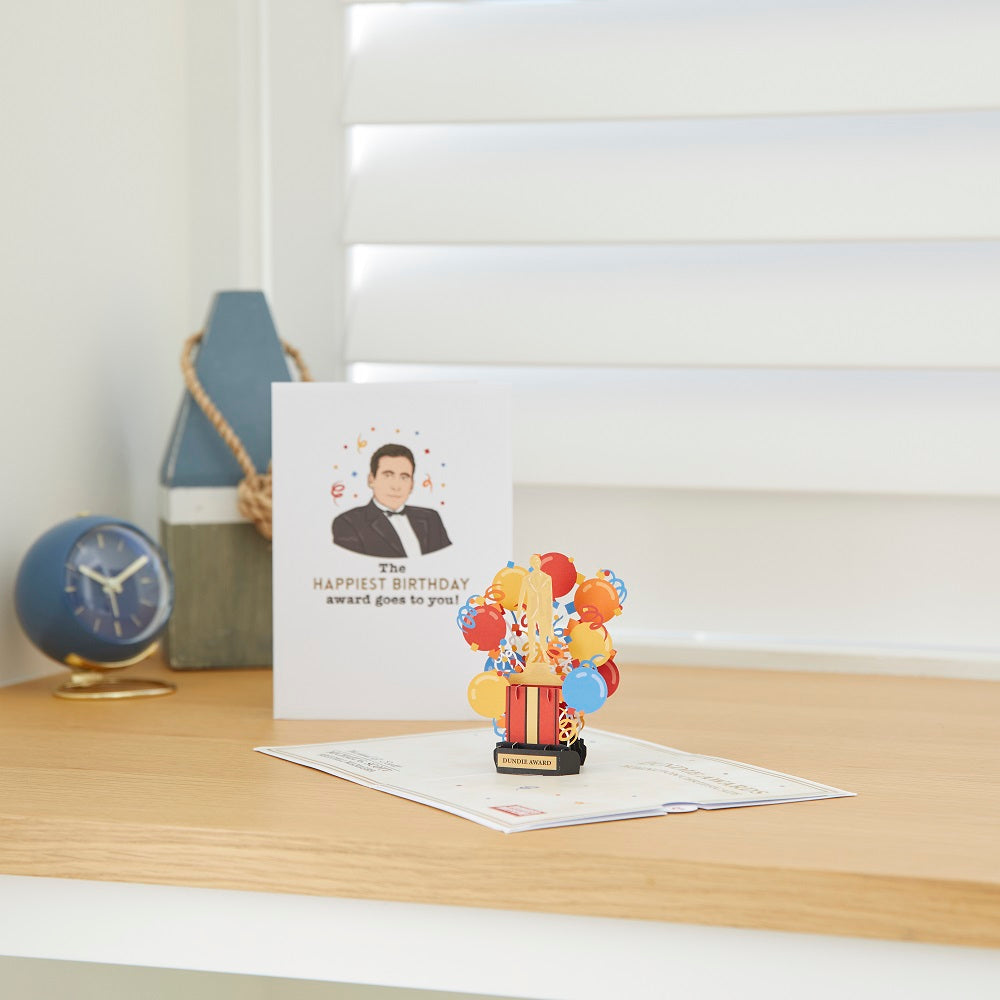 The Office Birthday Dundie Award Pop-Up Card、mySite、solidvoid