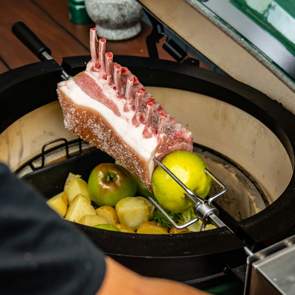 Big Green Egg Rotisserie、mySite、noshort