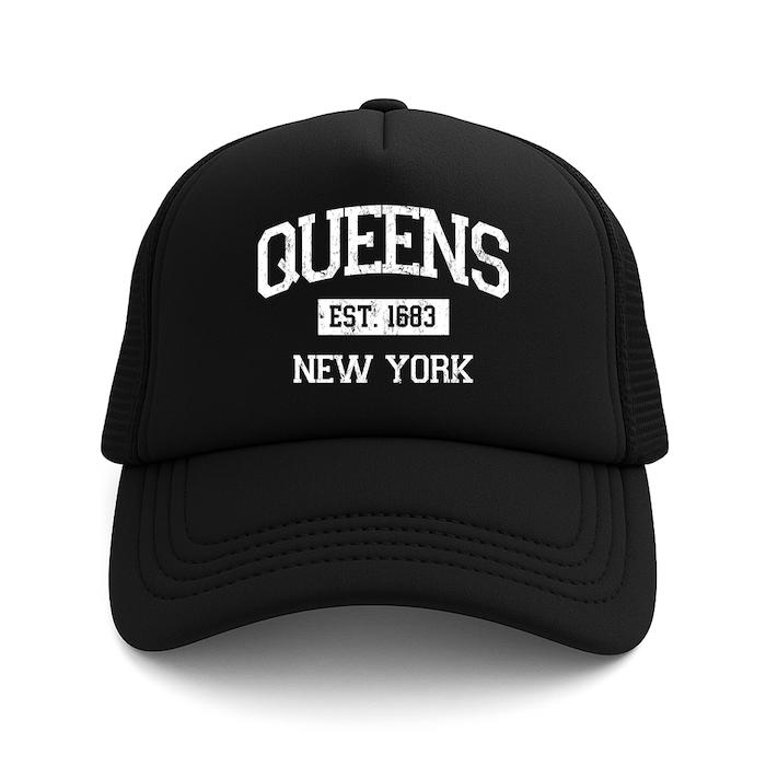 QUEENS EST. 1683 Foam Trucker Hat (4 Colorways)、mySite、vikingsvslions