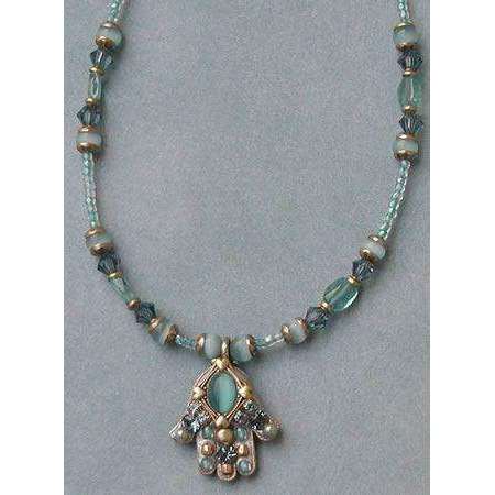 Michal Golan Cat’s Eye Hamsa Necklace、mySite、topwebapps