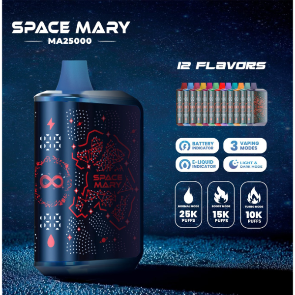 Space Mary MA25000 Disposable Vape 20mL 5 Pack、mySite、zt4zffjzw