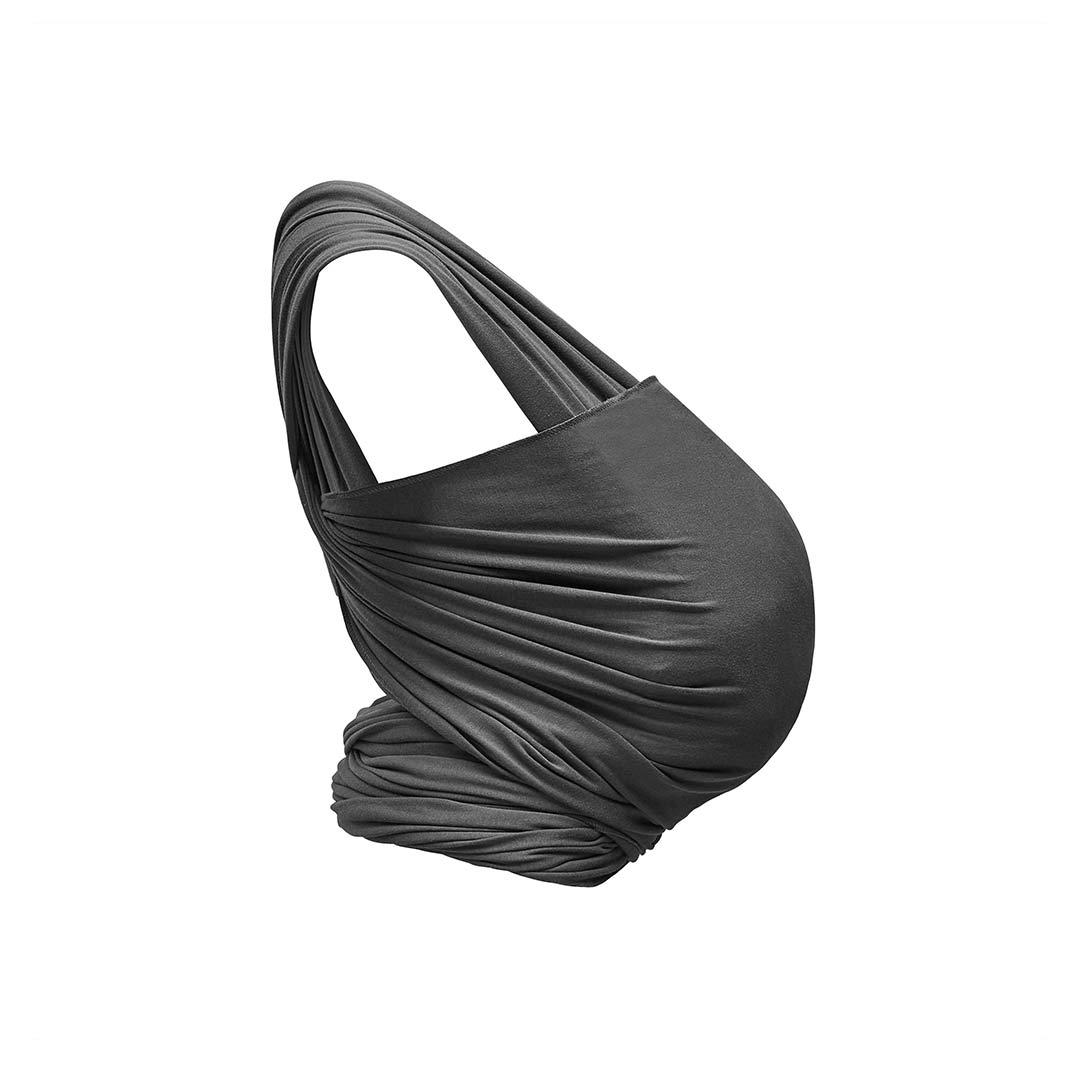  Gaia Stretchy Baby Wrap Carrier - Organic Cotton - Graphite、mySite、merchandisen